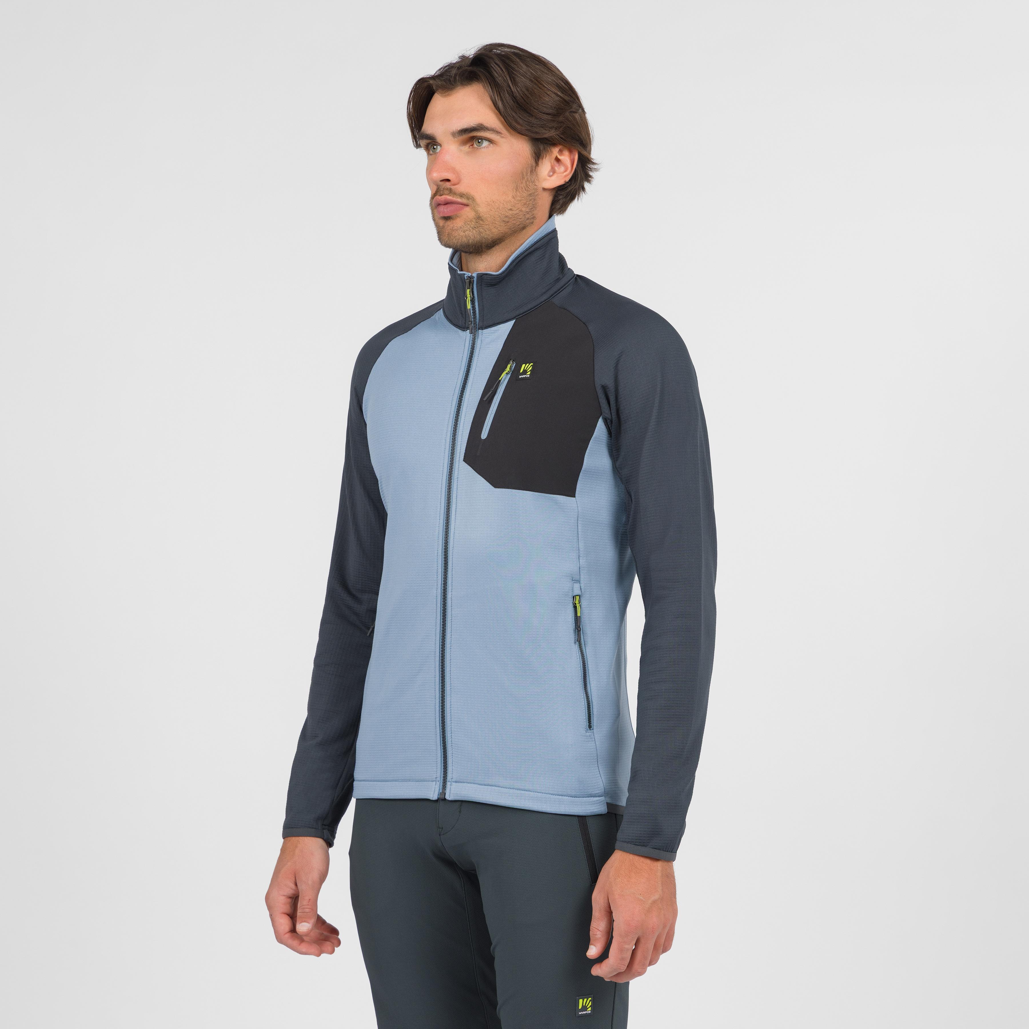 Odle evo full zip fleece - windw.blue/woodl.gray - karpos