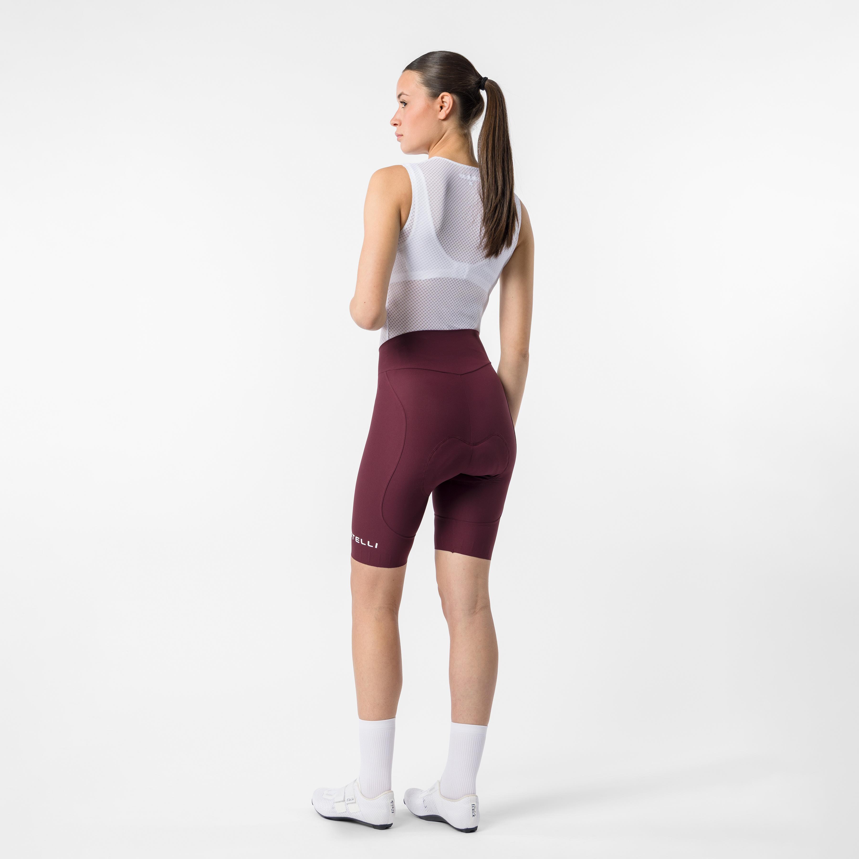 Espresso 2 w short - deep bordeaux - castelli