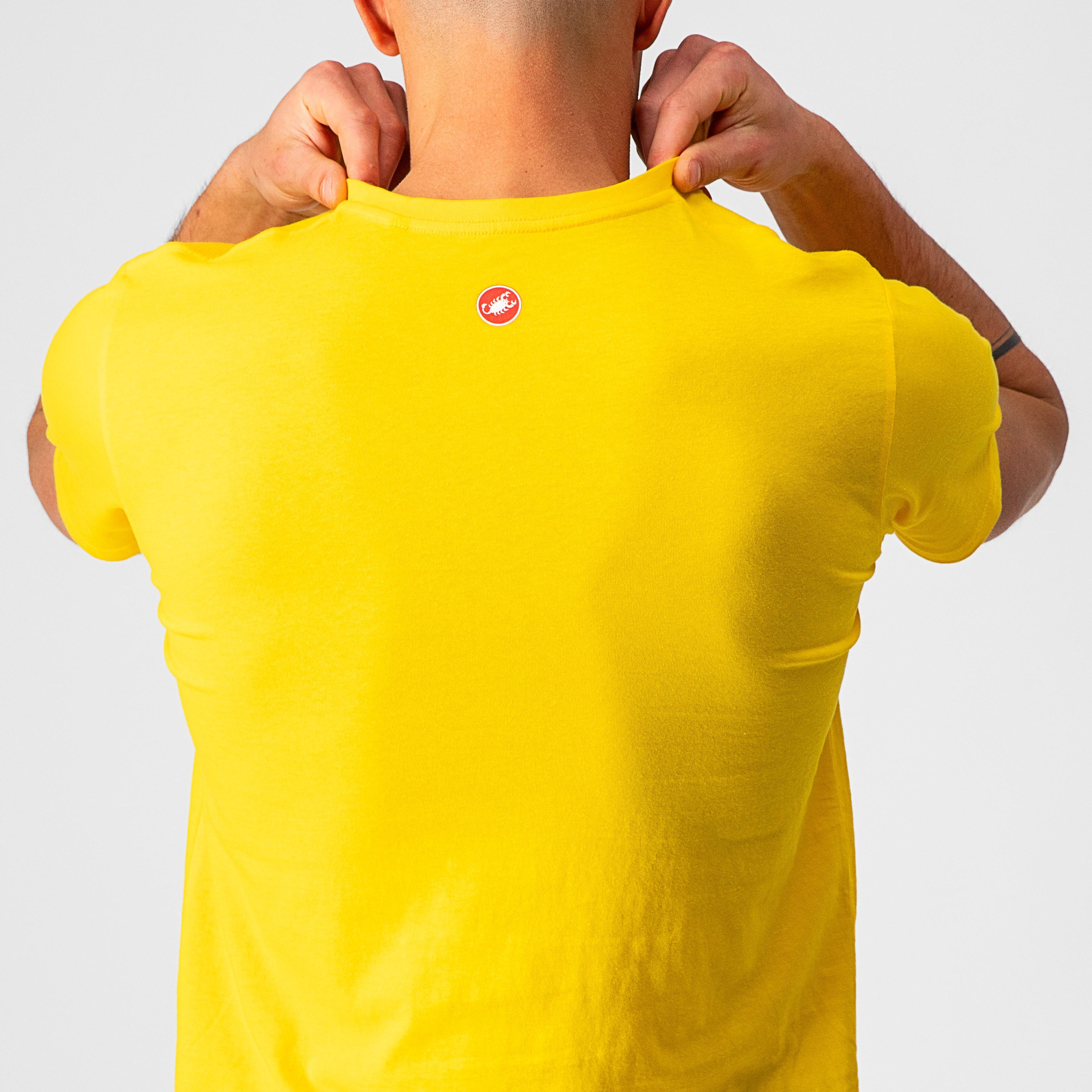 Ventaglio tee - yellow/black - castelli