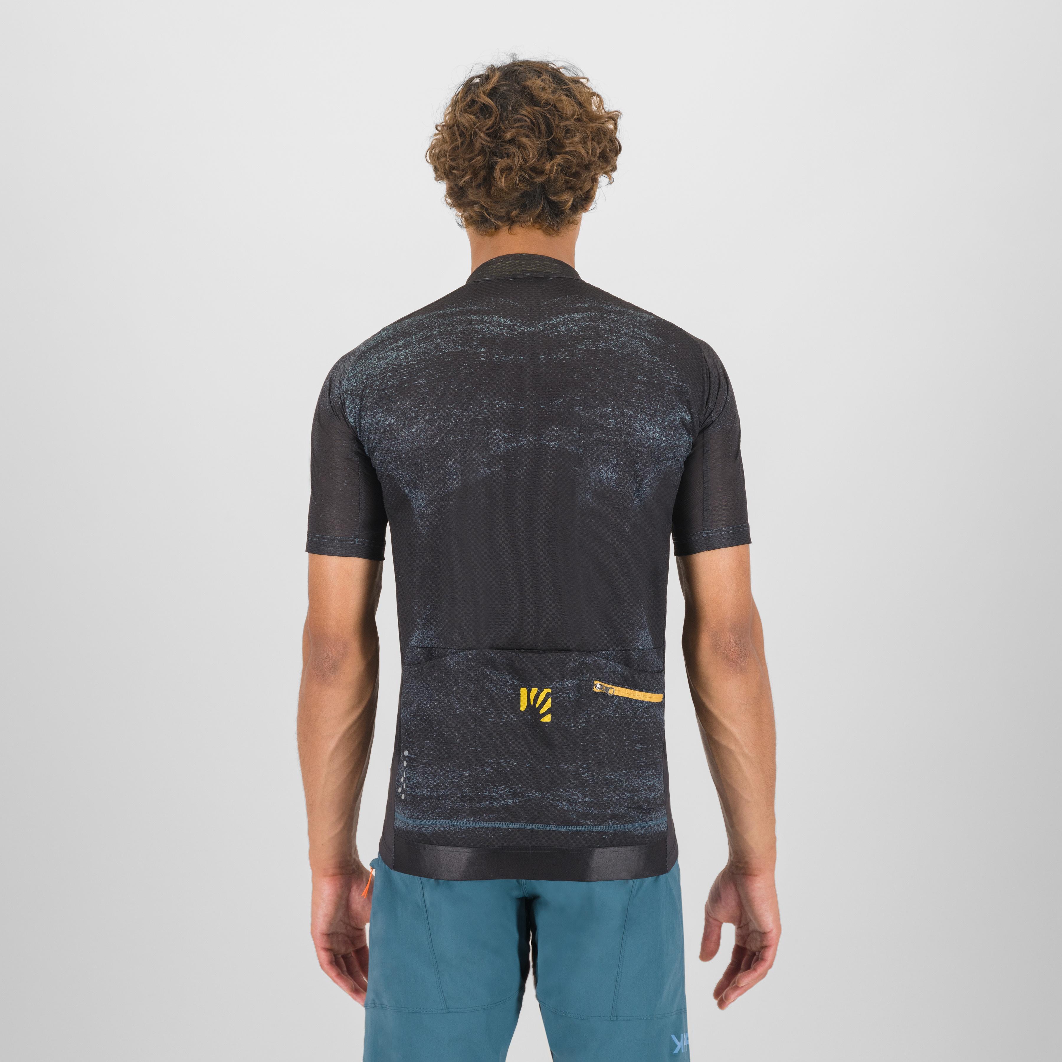 Green fire jersey - black/lemon curry - karpos