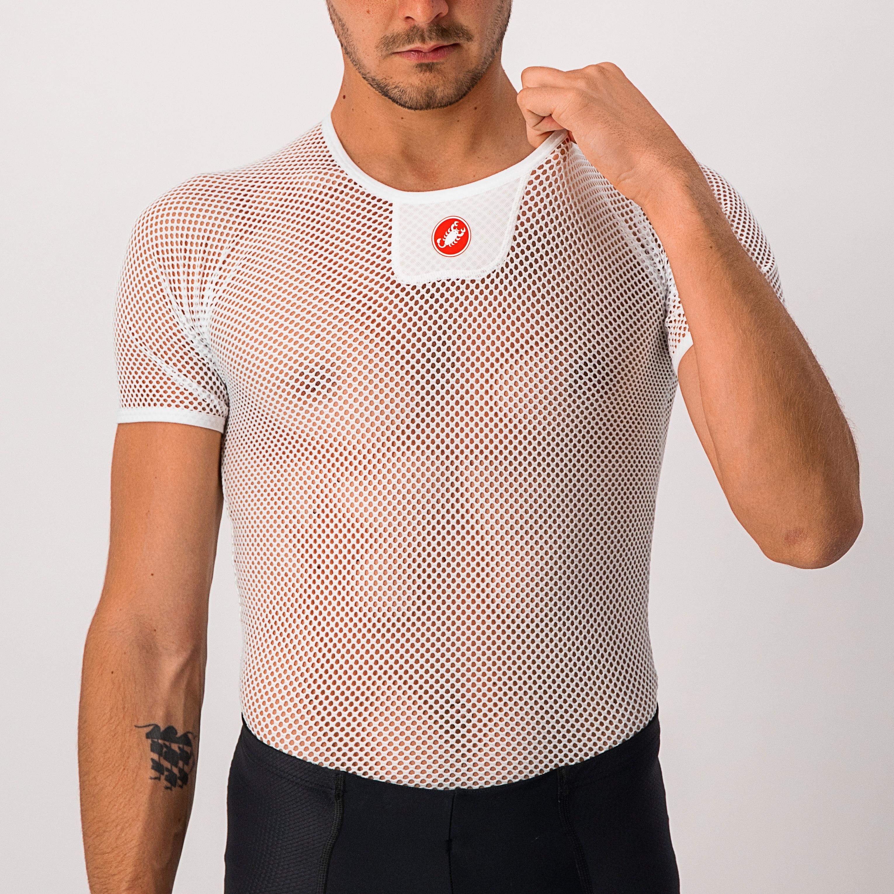 Core mesh 3 ss - white - castelli