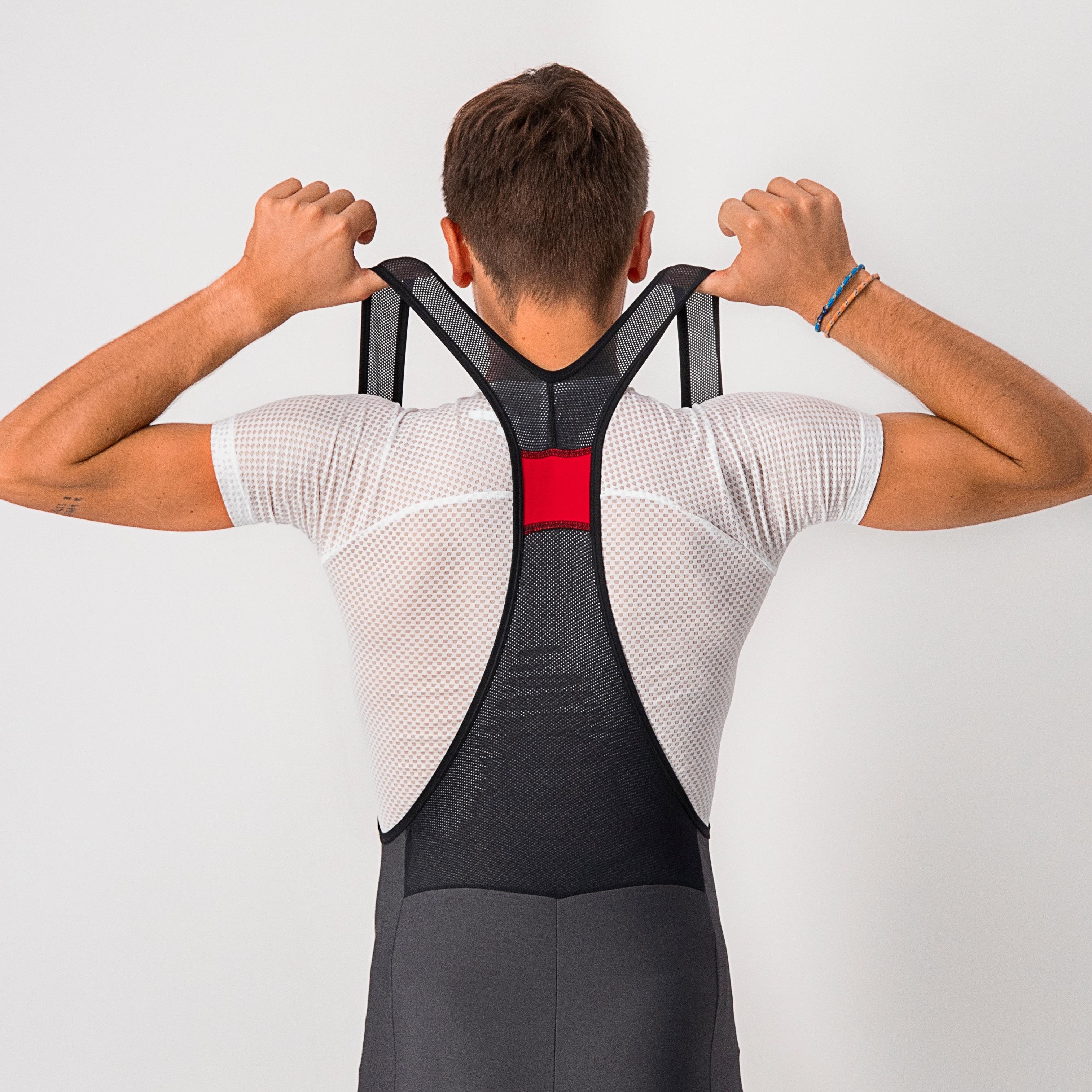 Velocissimo 5 bibtight - dark gray/silver reflex - castelli