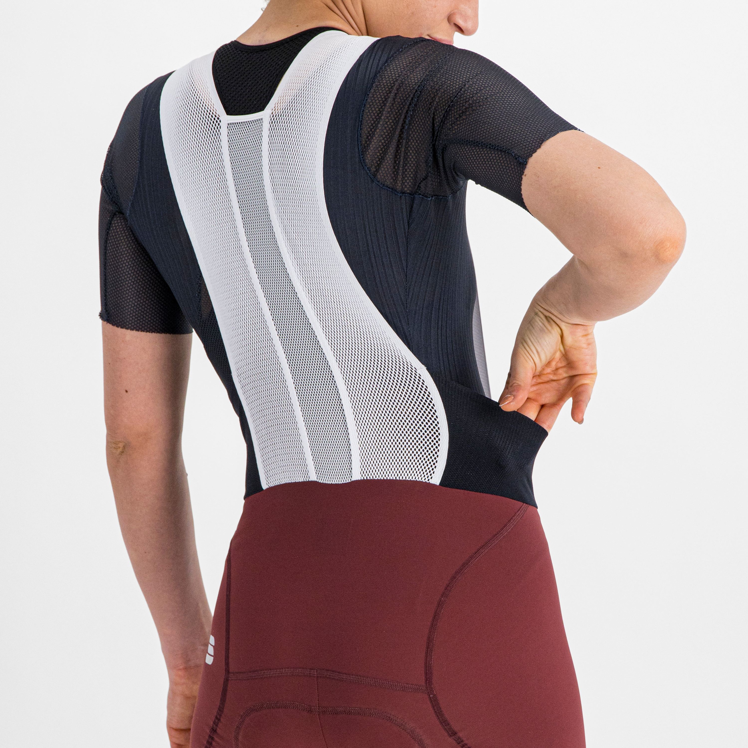 Bodyfit pro w bibshort - red wine - sportful