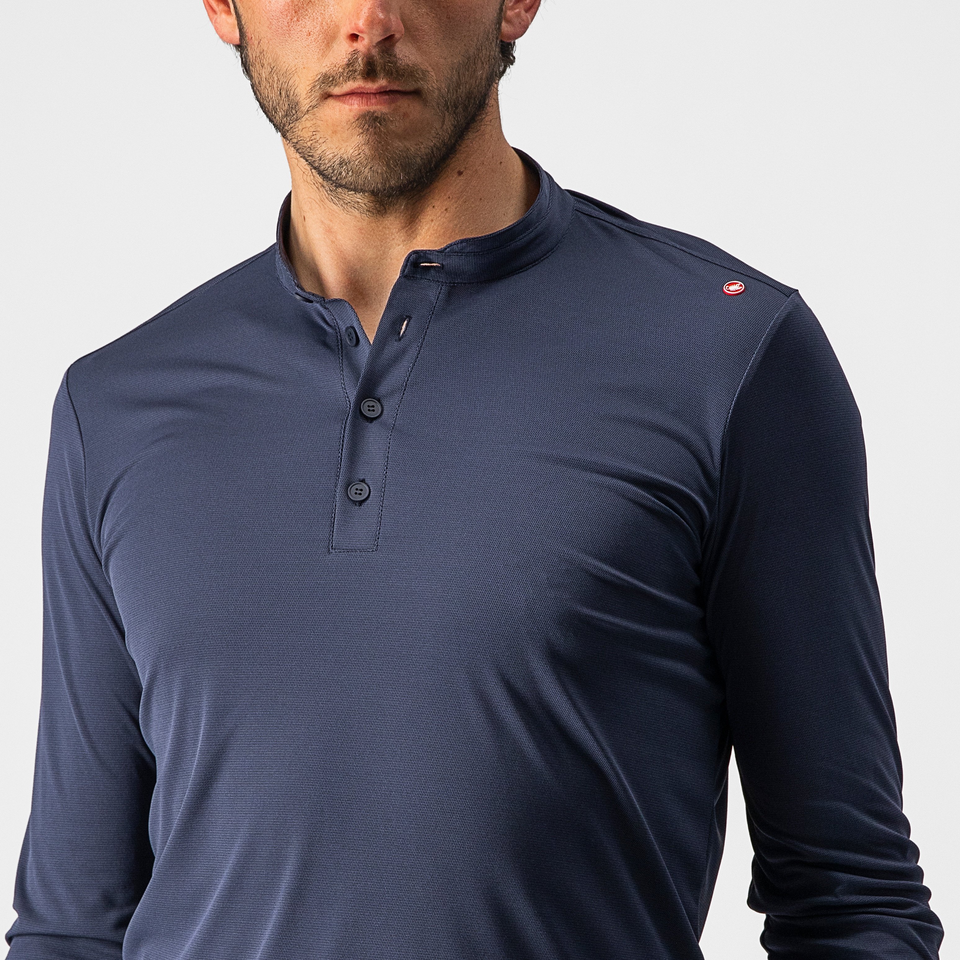Tech 2 henley ls - savile blue - castelli