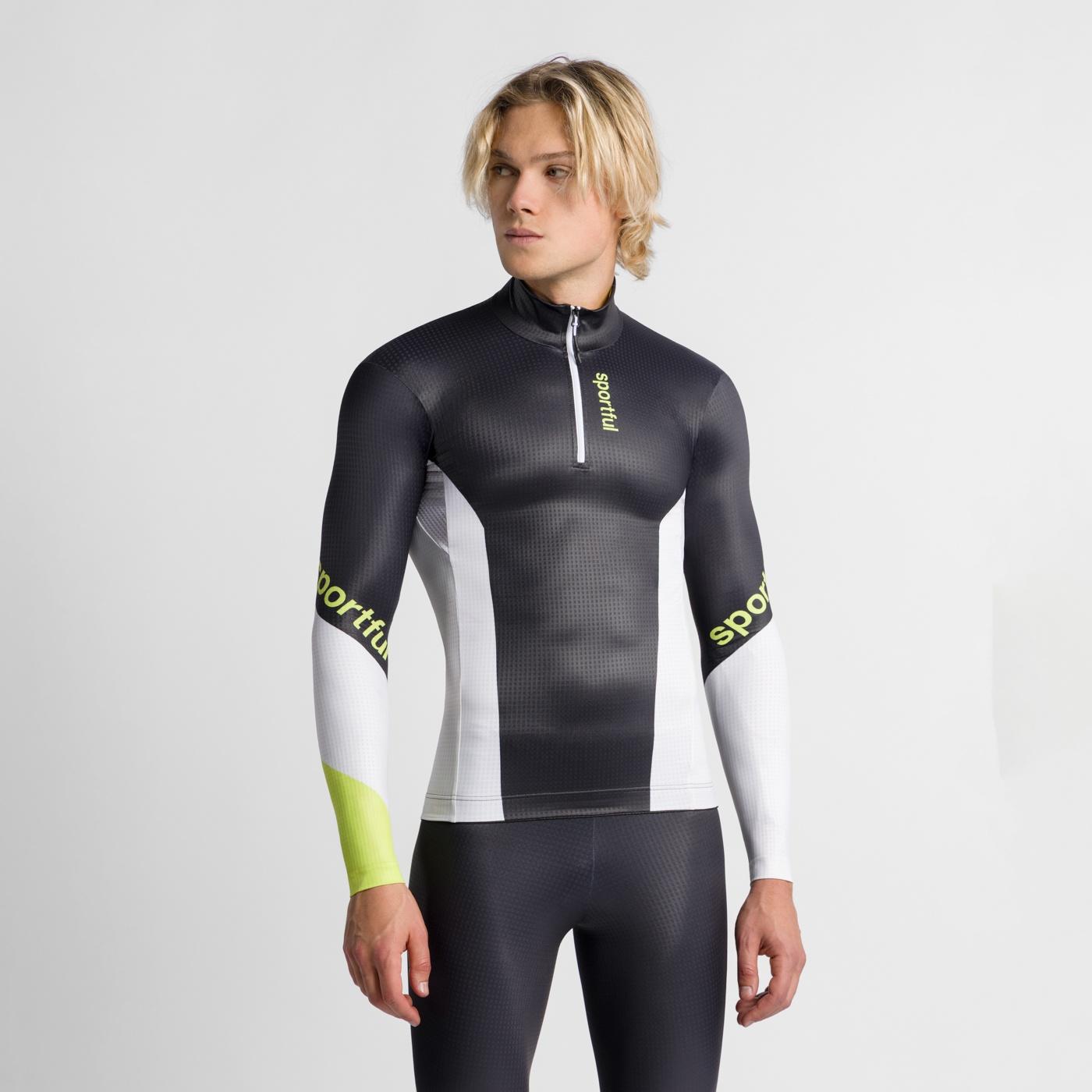 Apex 2 jersey - black/white/neon whisper - sportful