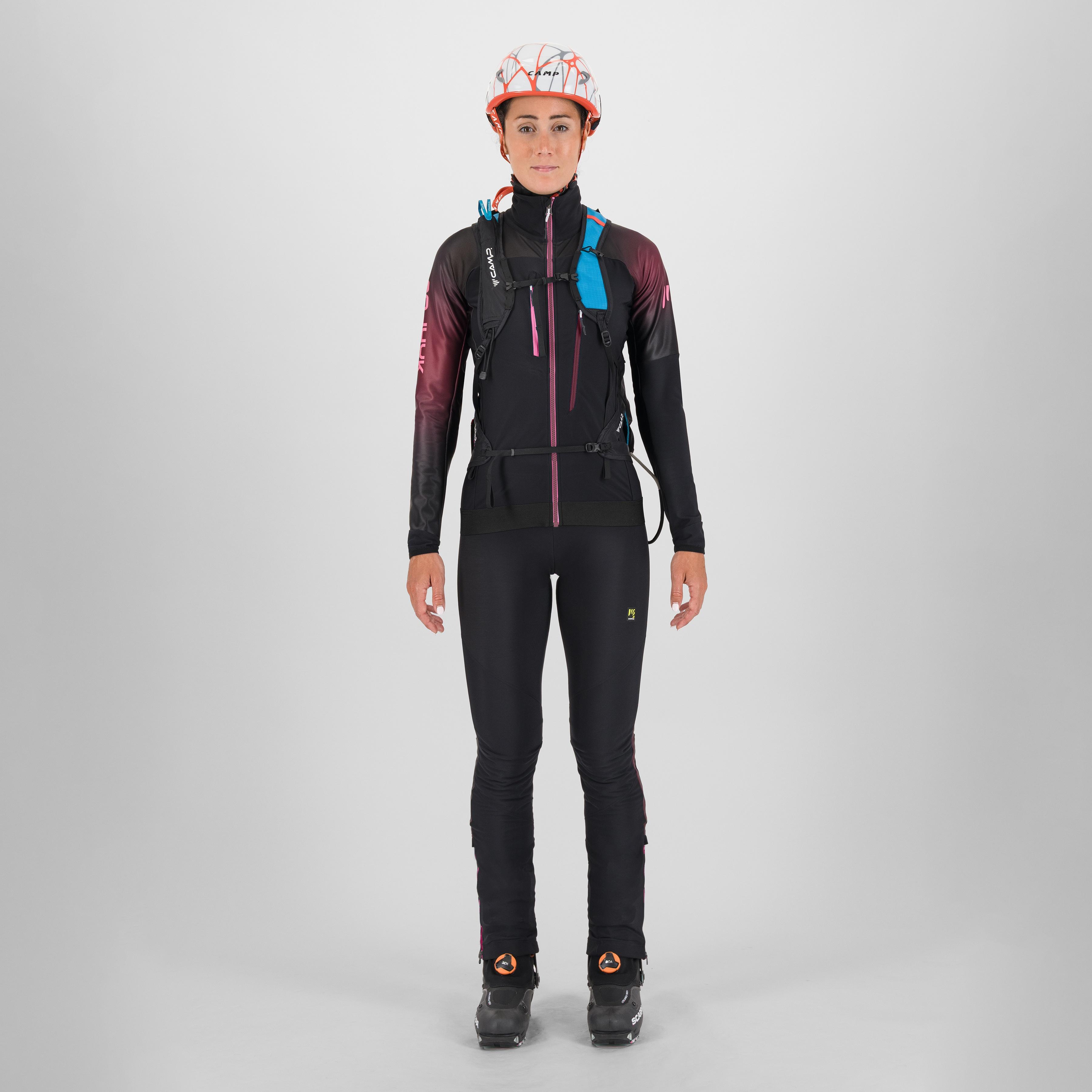Alagna 2.0 w jacket - black/crimson/pink power - karpos