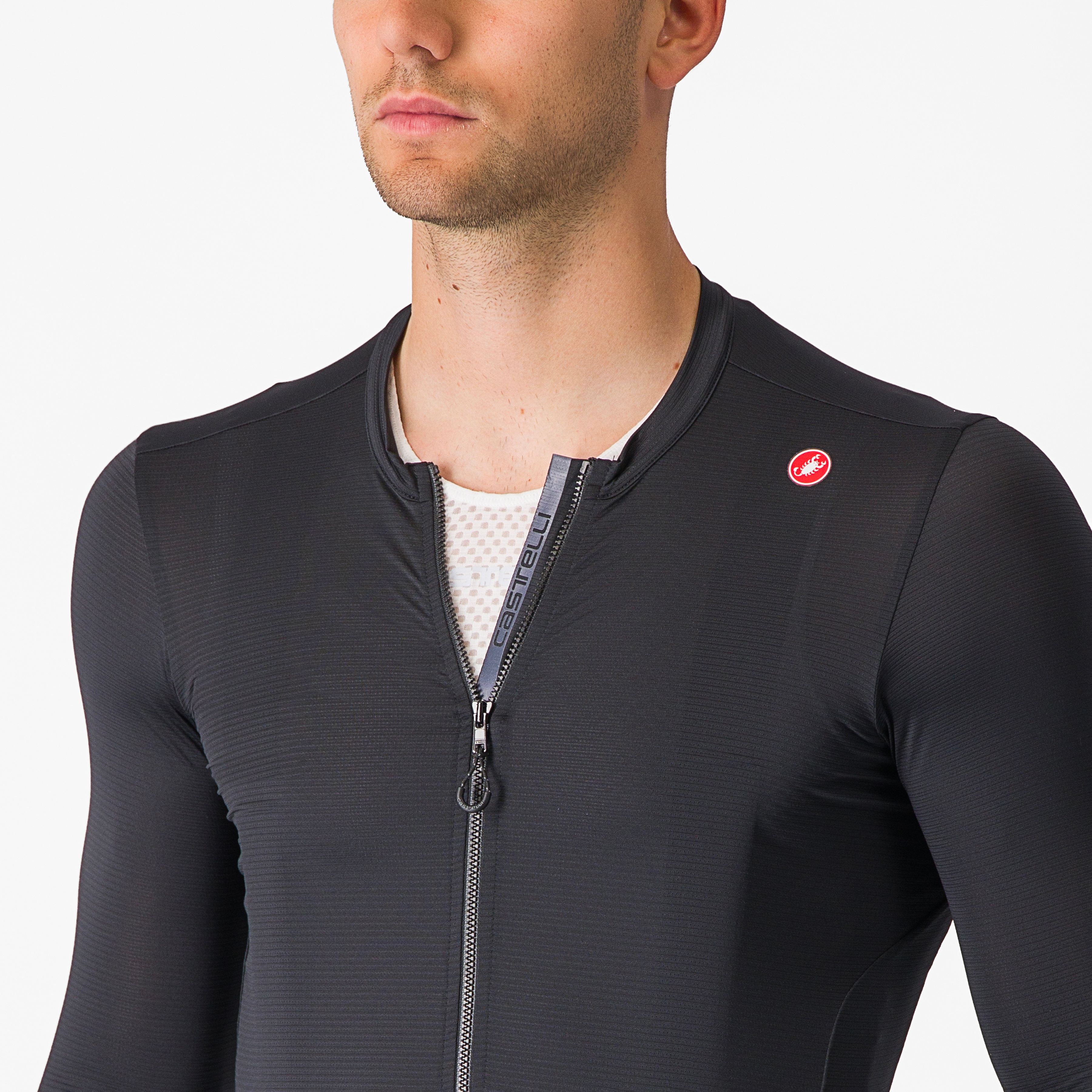 Espresso ls jersey - light black/dark gray - castelli
