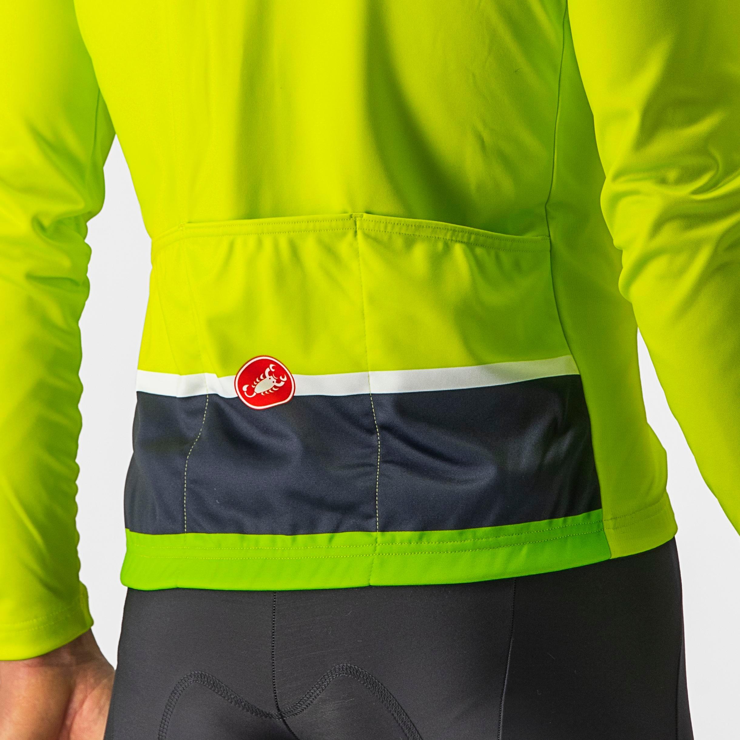 Passista jersey - electric lime/savile blue-gree - castelli