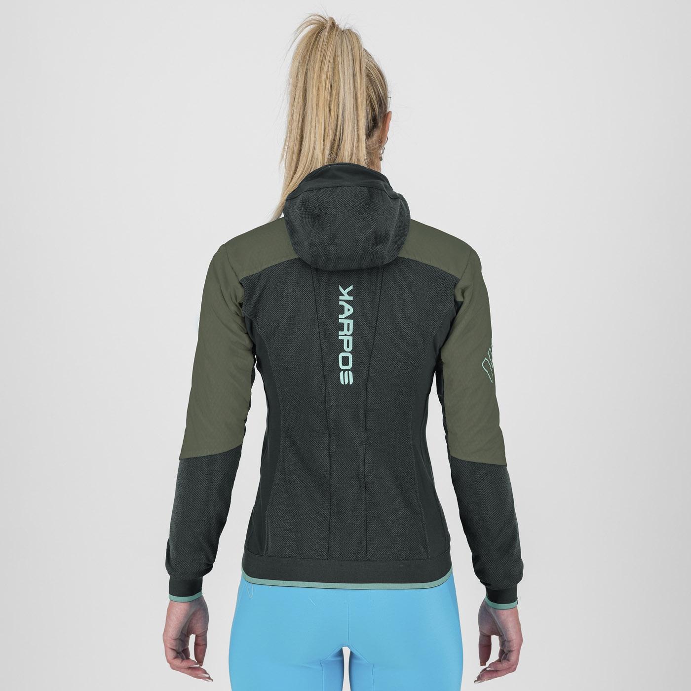 Alagna plus evo w jacket - thyme/black sand - karpos