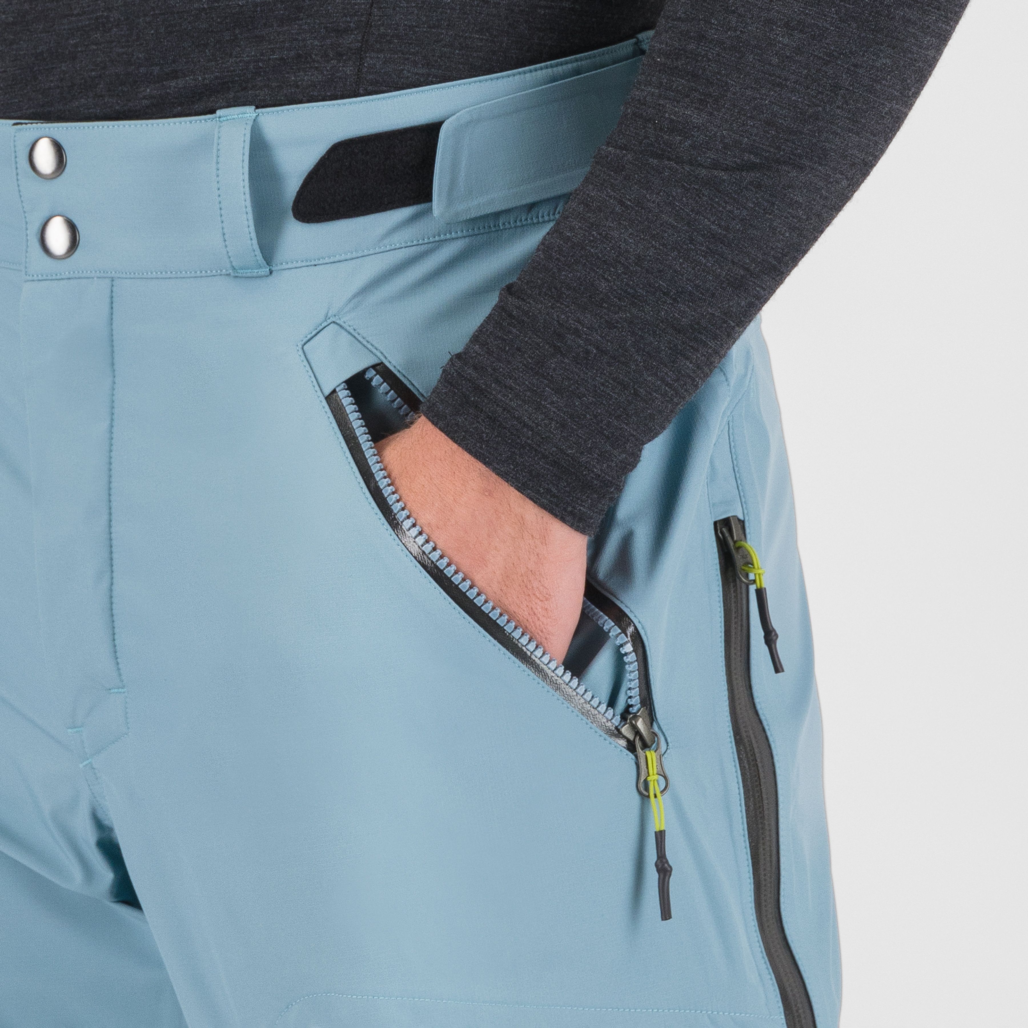Midi shell pant - smoke blue - karpos