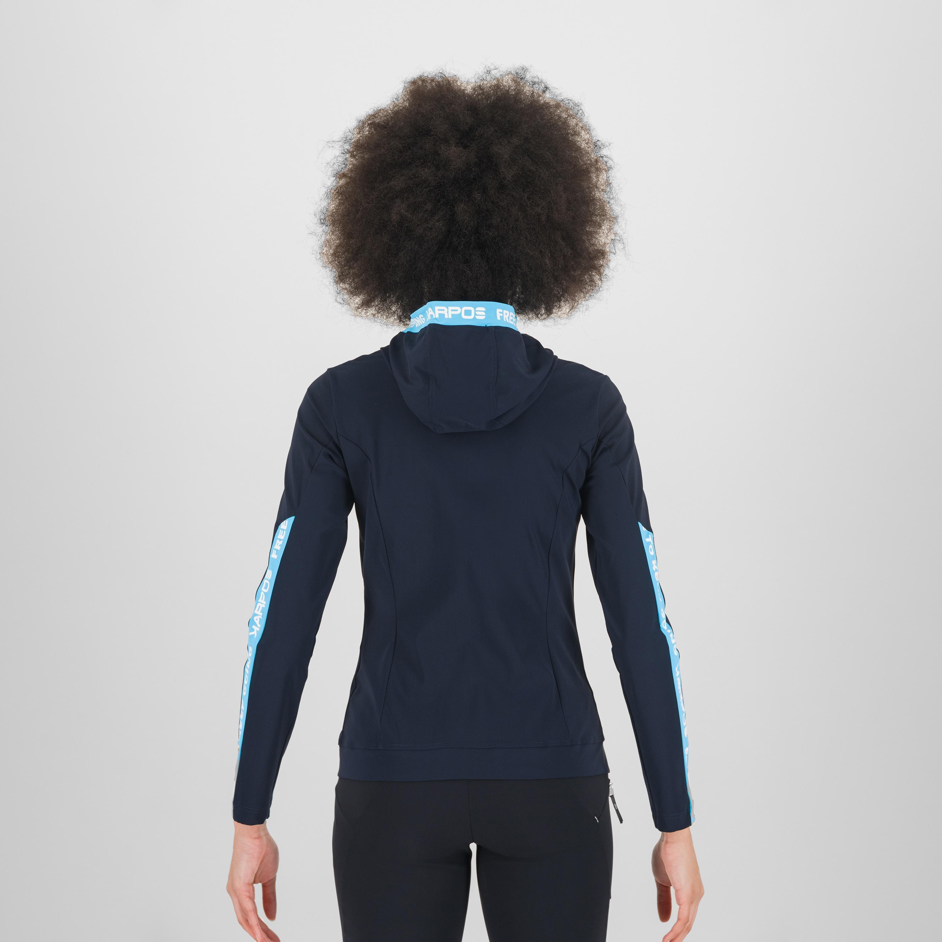 Easyfrizz w full-zip hoodie - sky captain/blue atoll - karpos