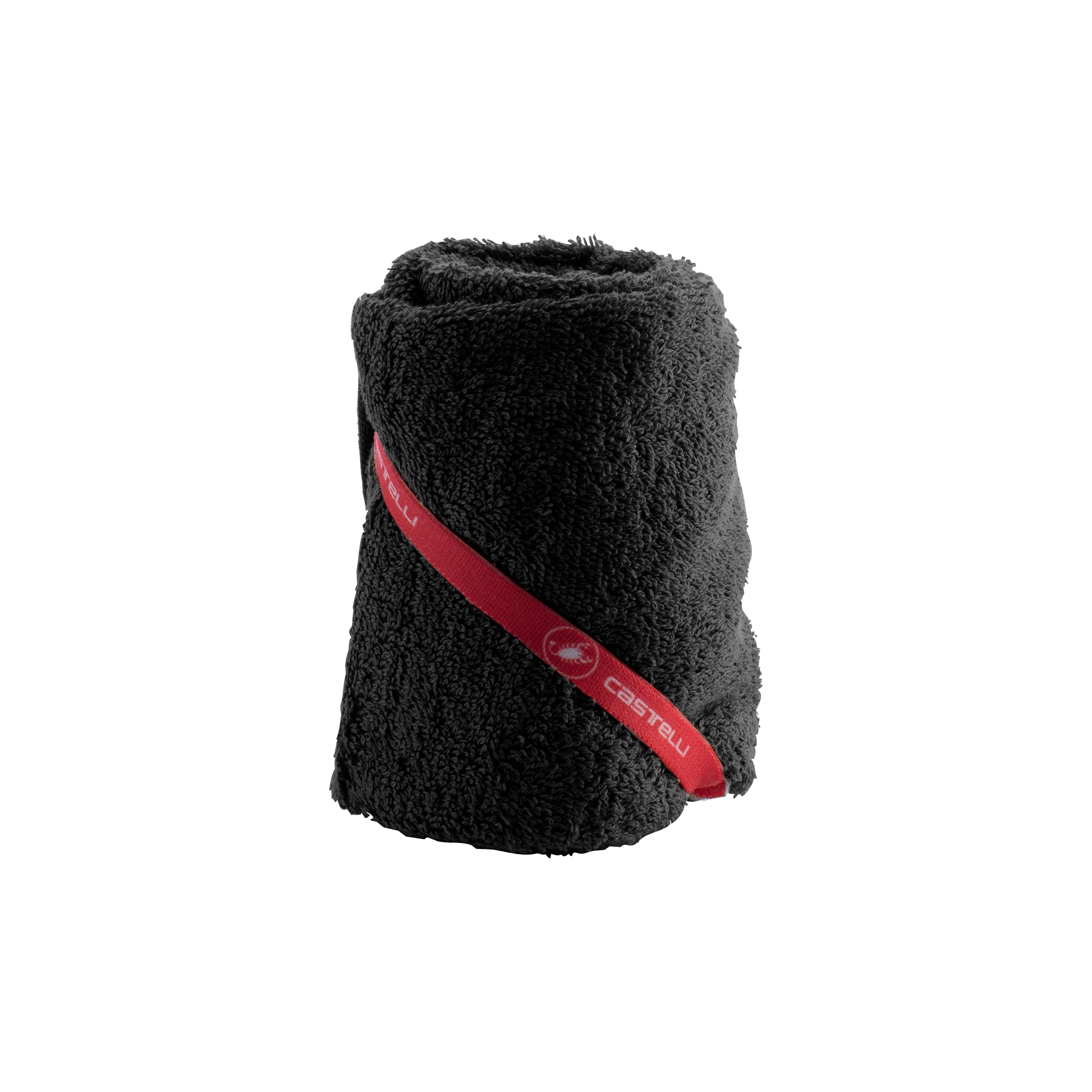 Castelli insider towel - black/red - castelli