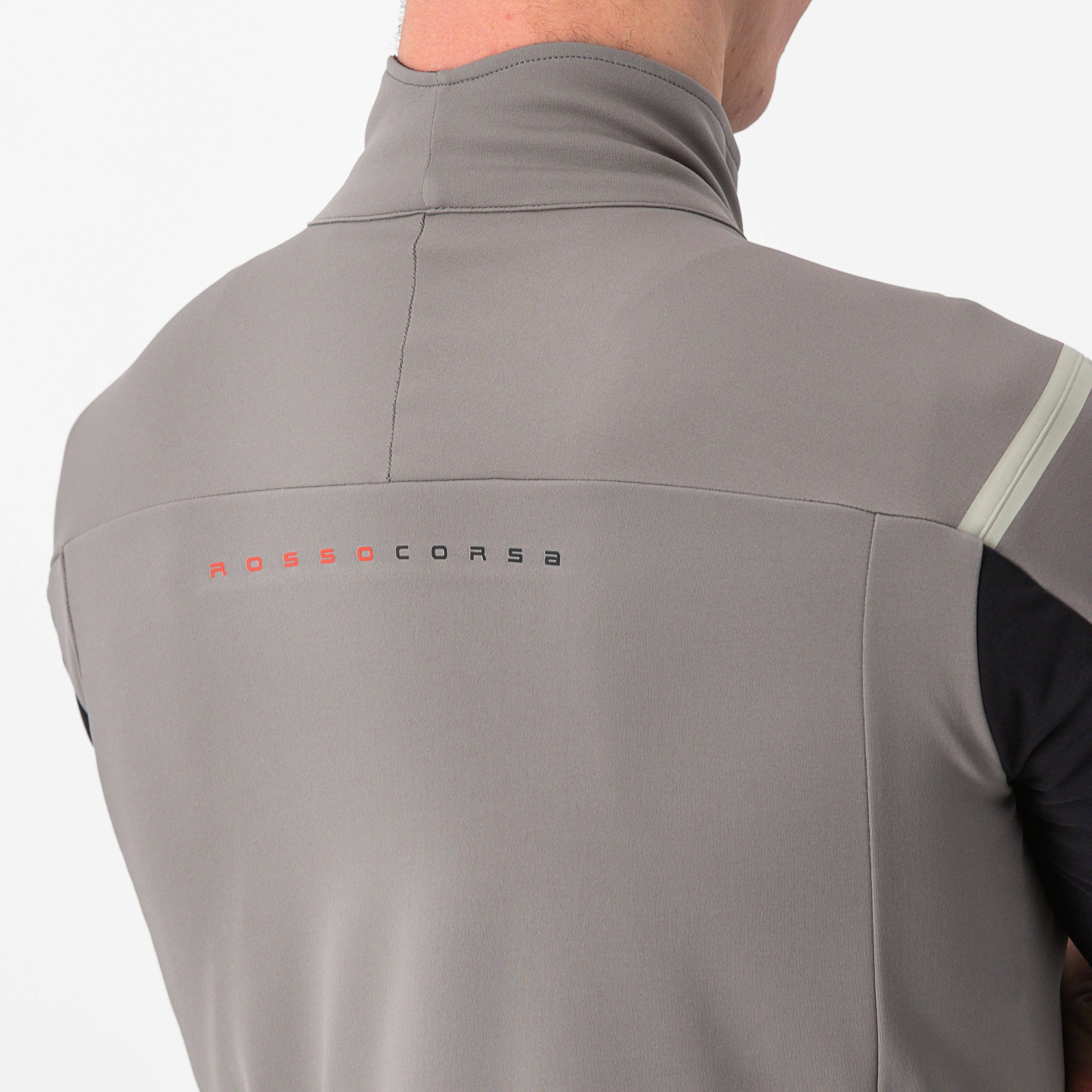 Perfetto ros 2 convertible jacket - nickel gray/travertine gray - castelli