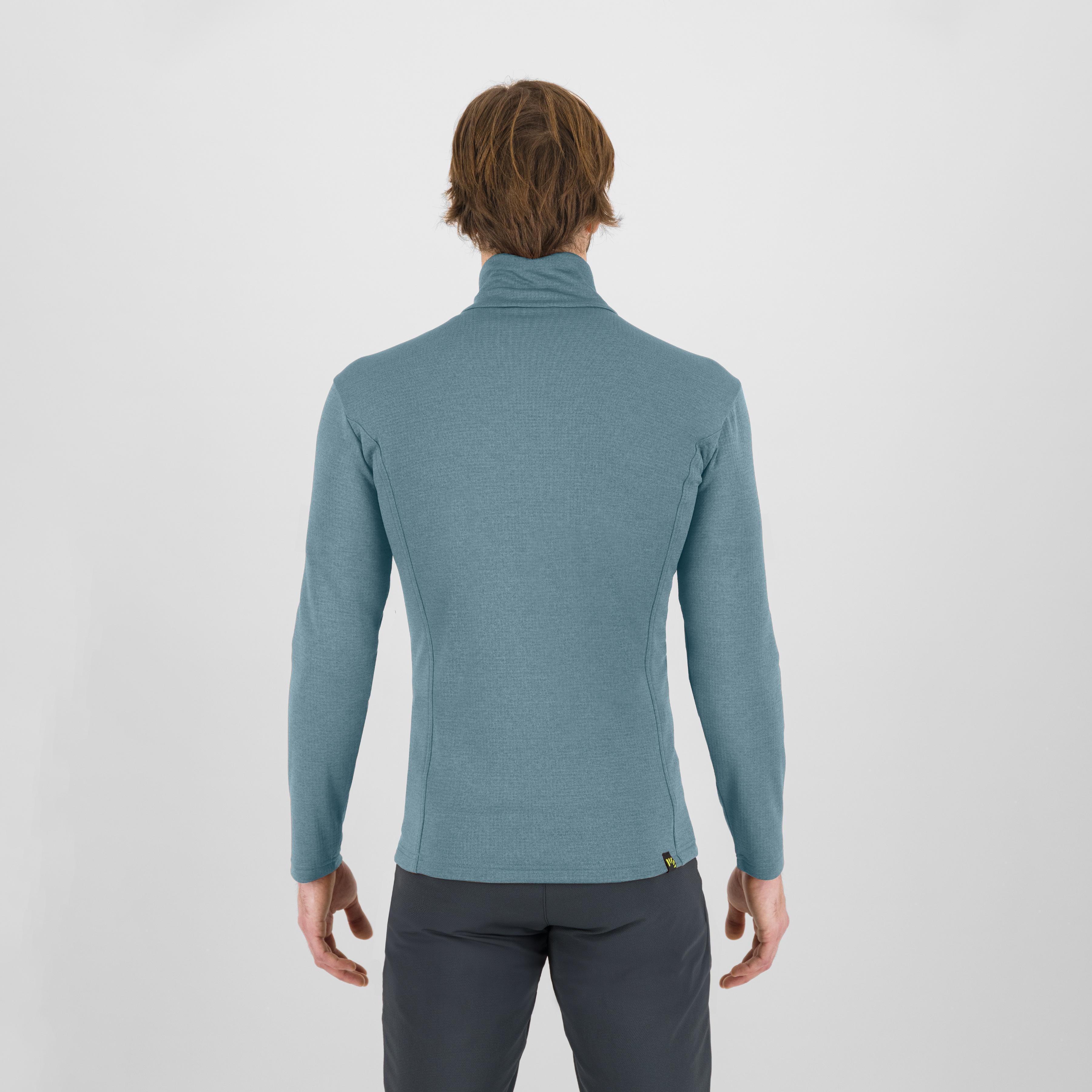 Pizzocco full zip fleece - smoke blue - karpos