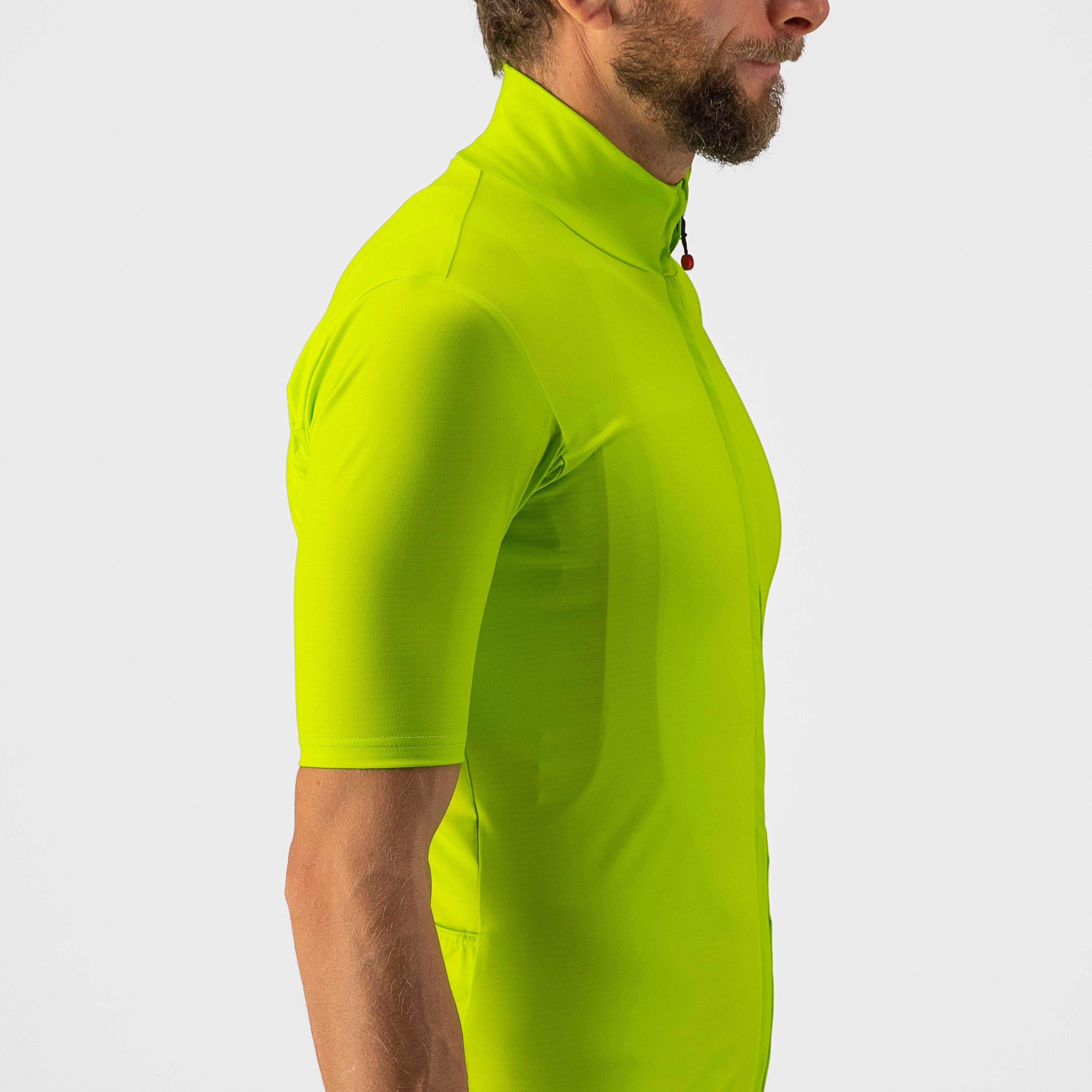 Pro thermal mid ss jersey - electric lime - castelli