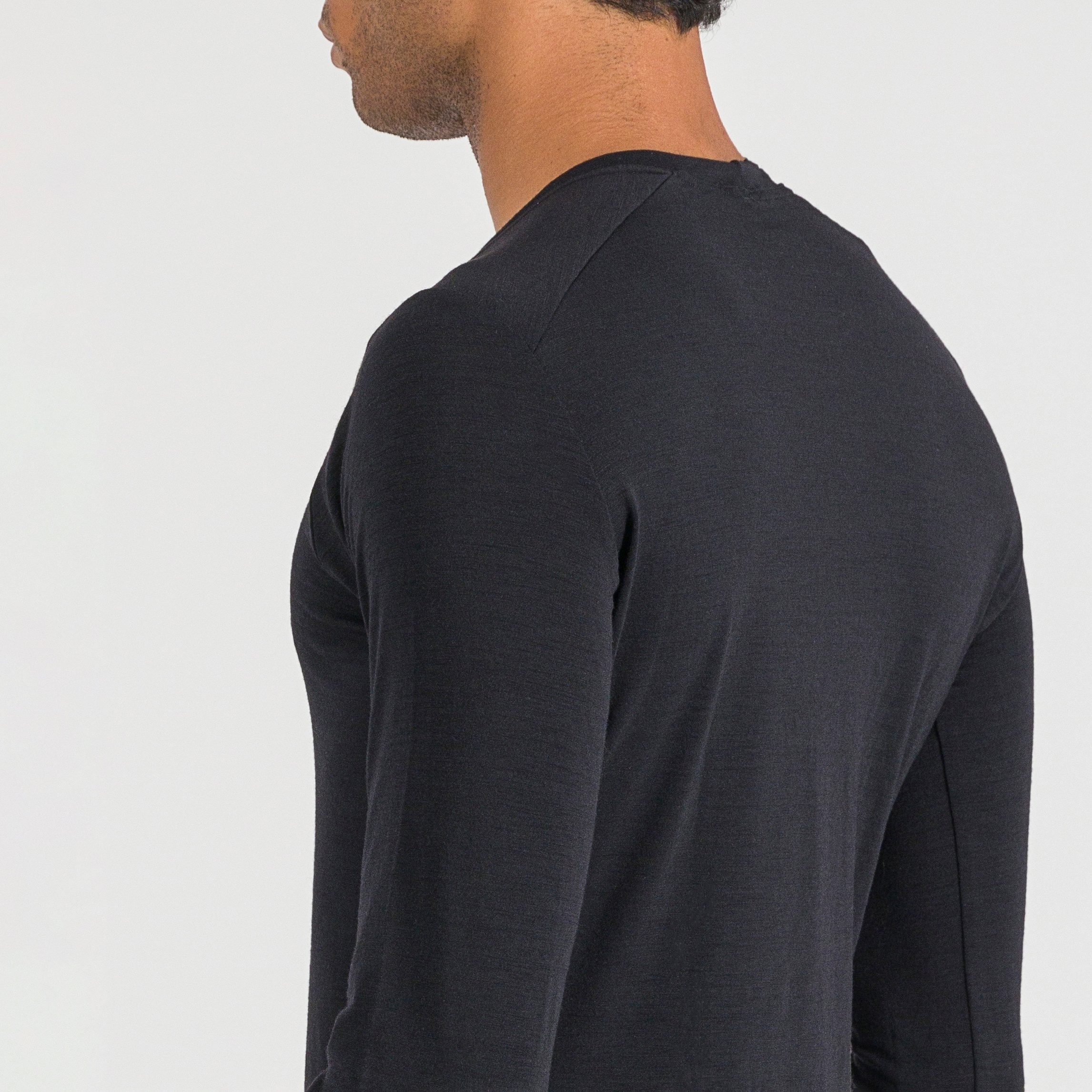 Merino tee long sleeve - black - sportful