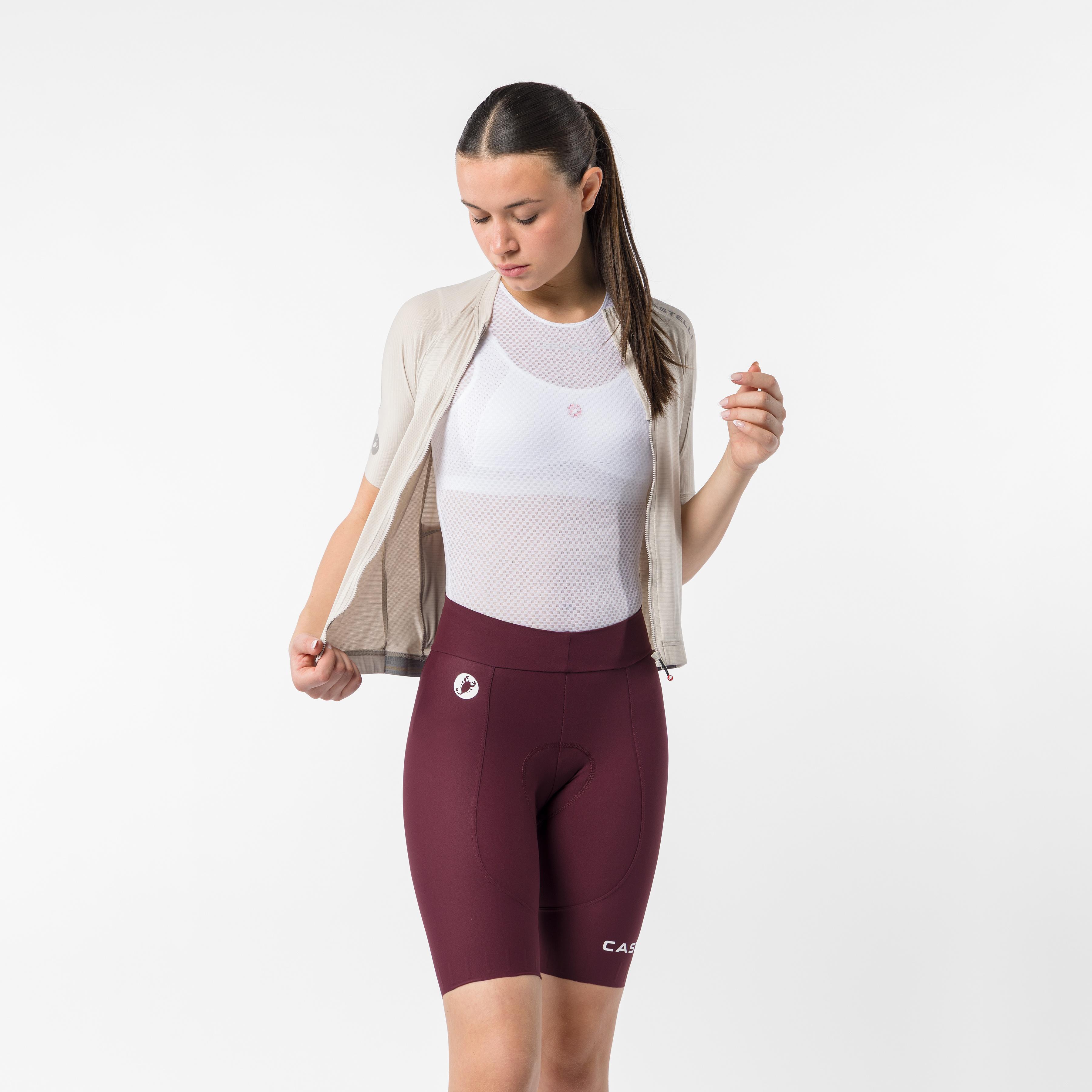 Espresso 2 w short - deep bordeaux - castelli