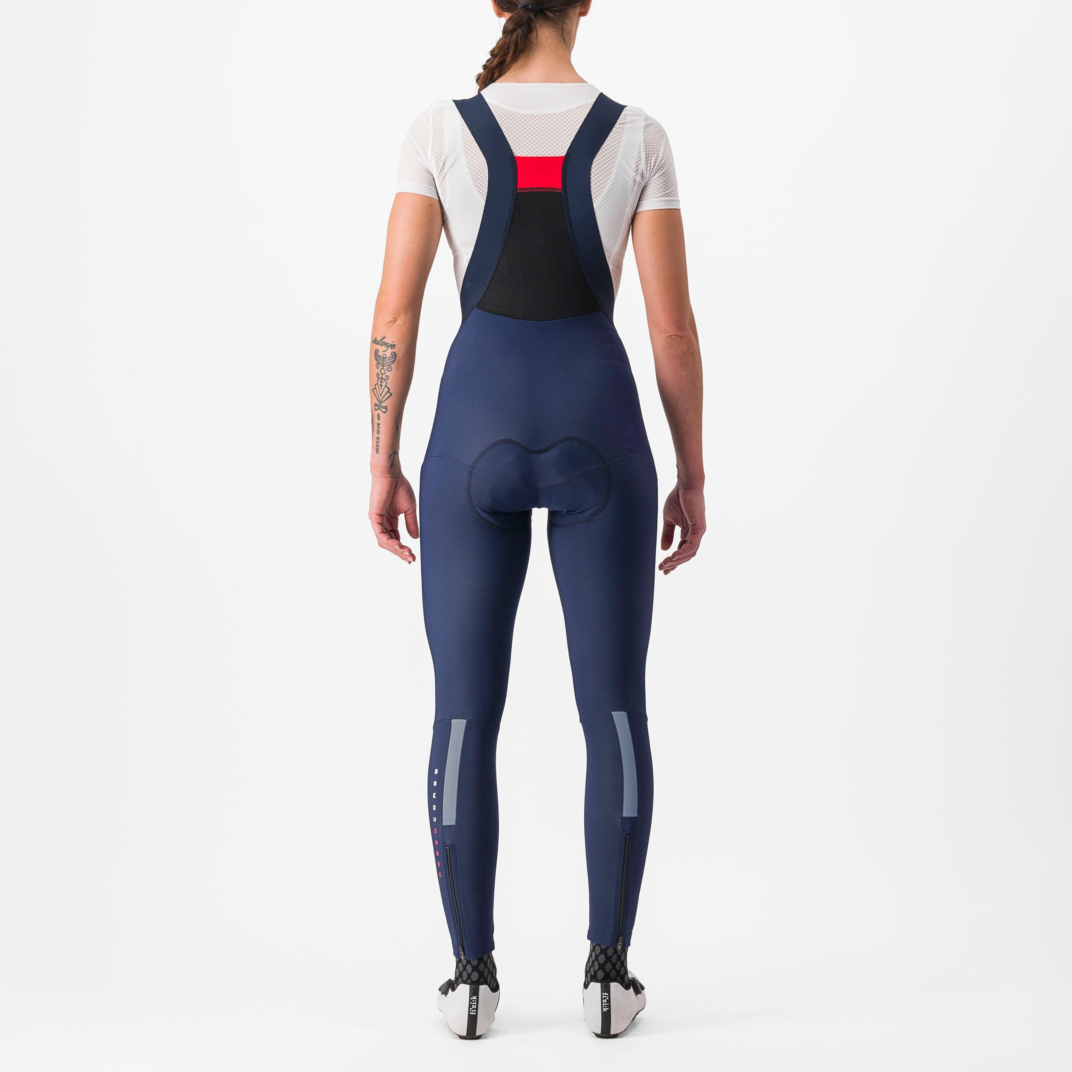 Sorpasso ros w bibtight - belgian blue/silver reflex - castelli