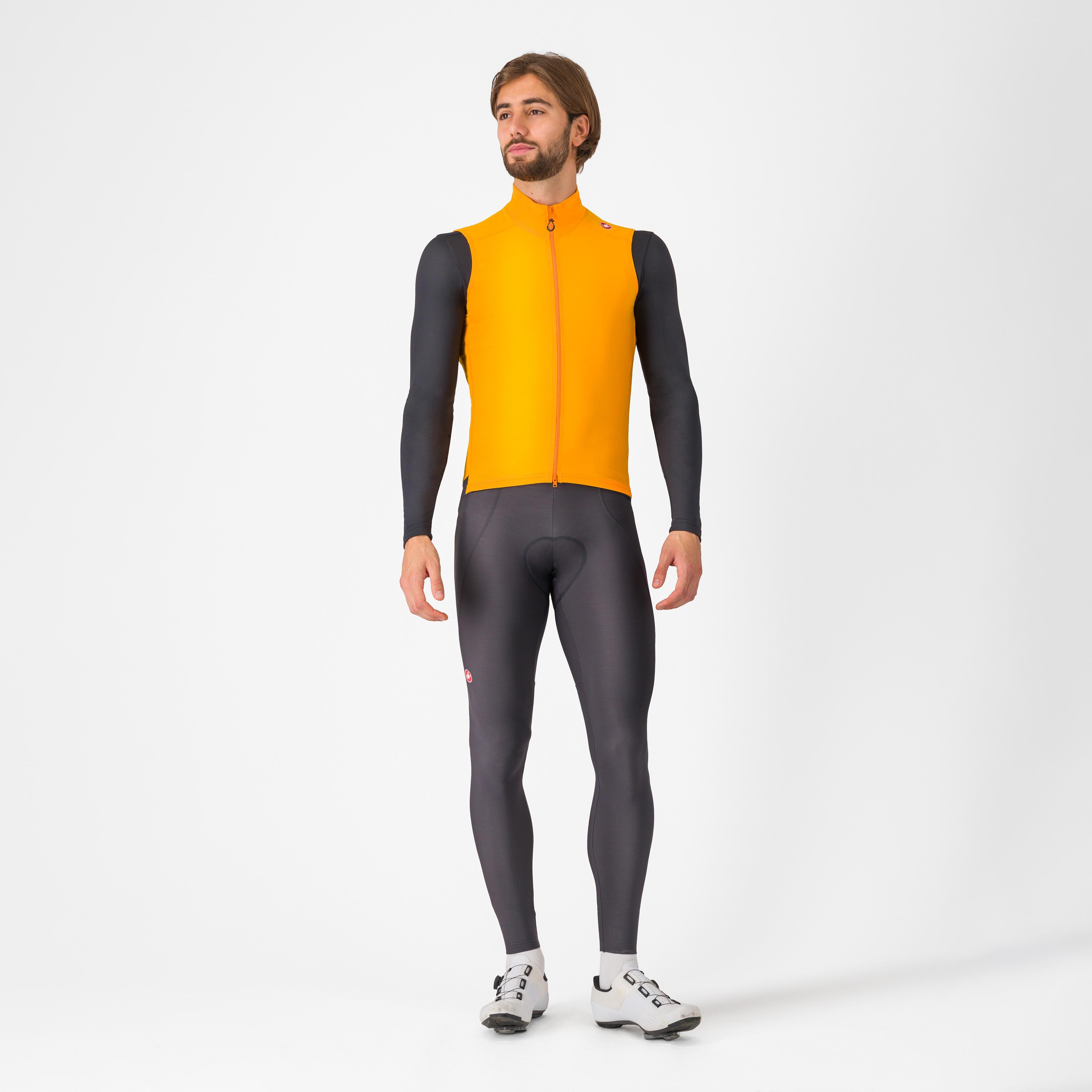 Espresso vest - vivid orange/dark gray - castelli