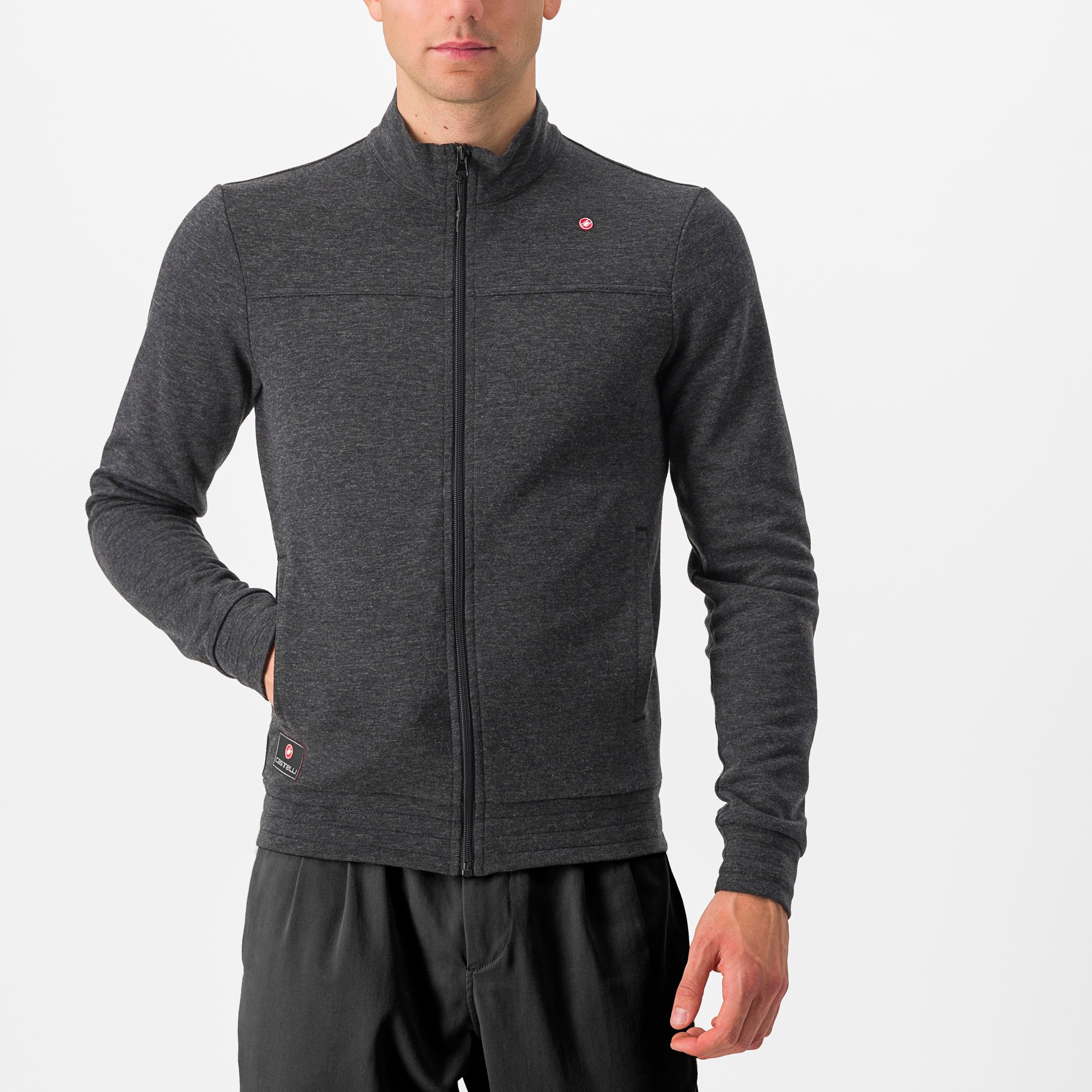 Vigorelli track jacket - dark gray - castelli