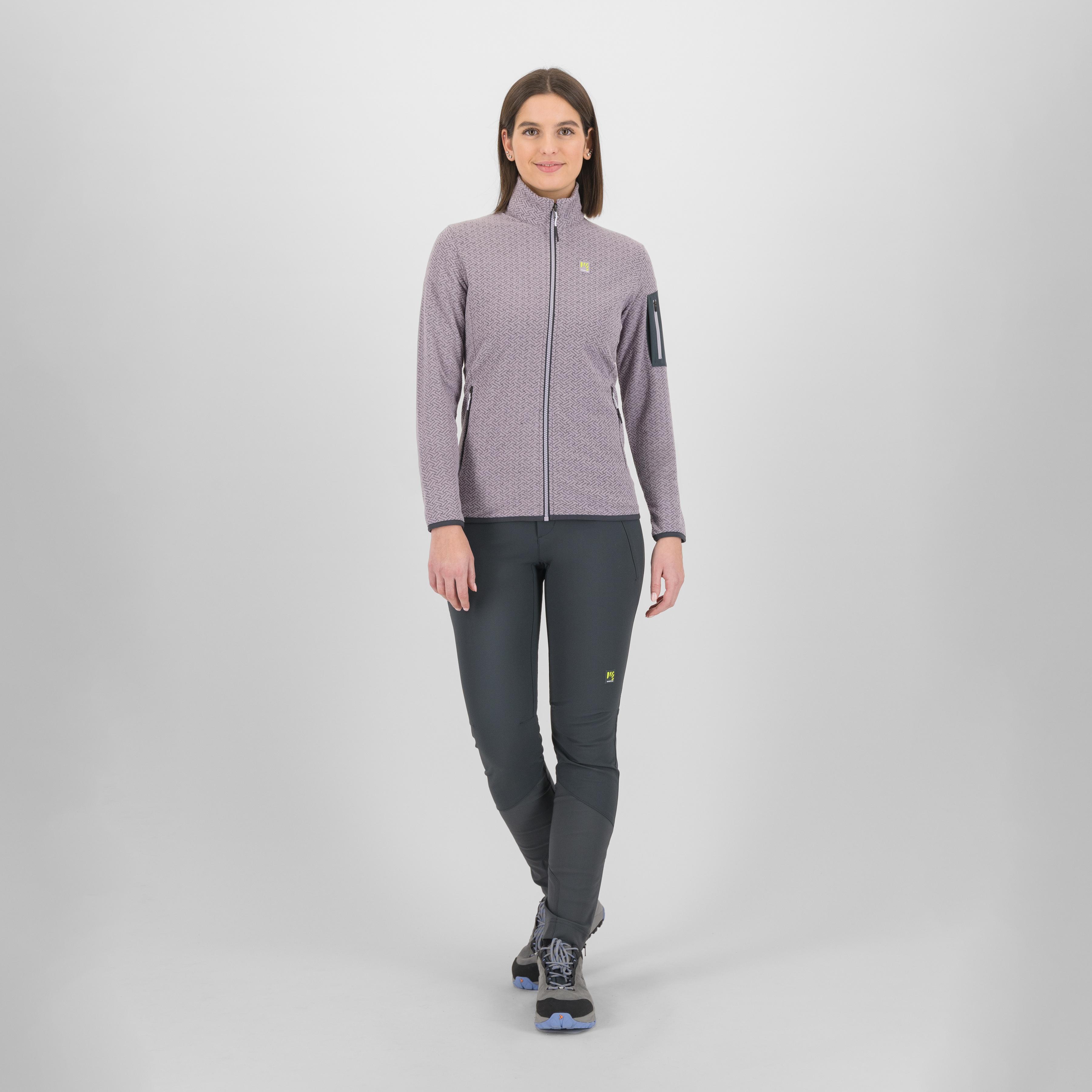 Mesdi' w fleece - lavender/woodl.gray - karpos