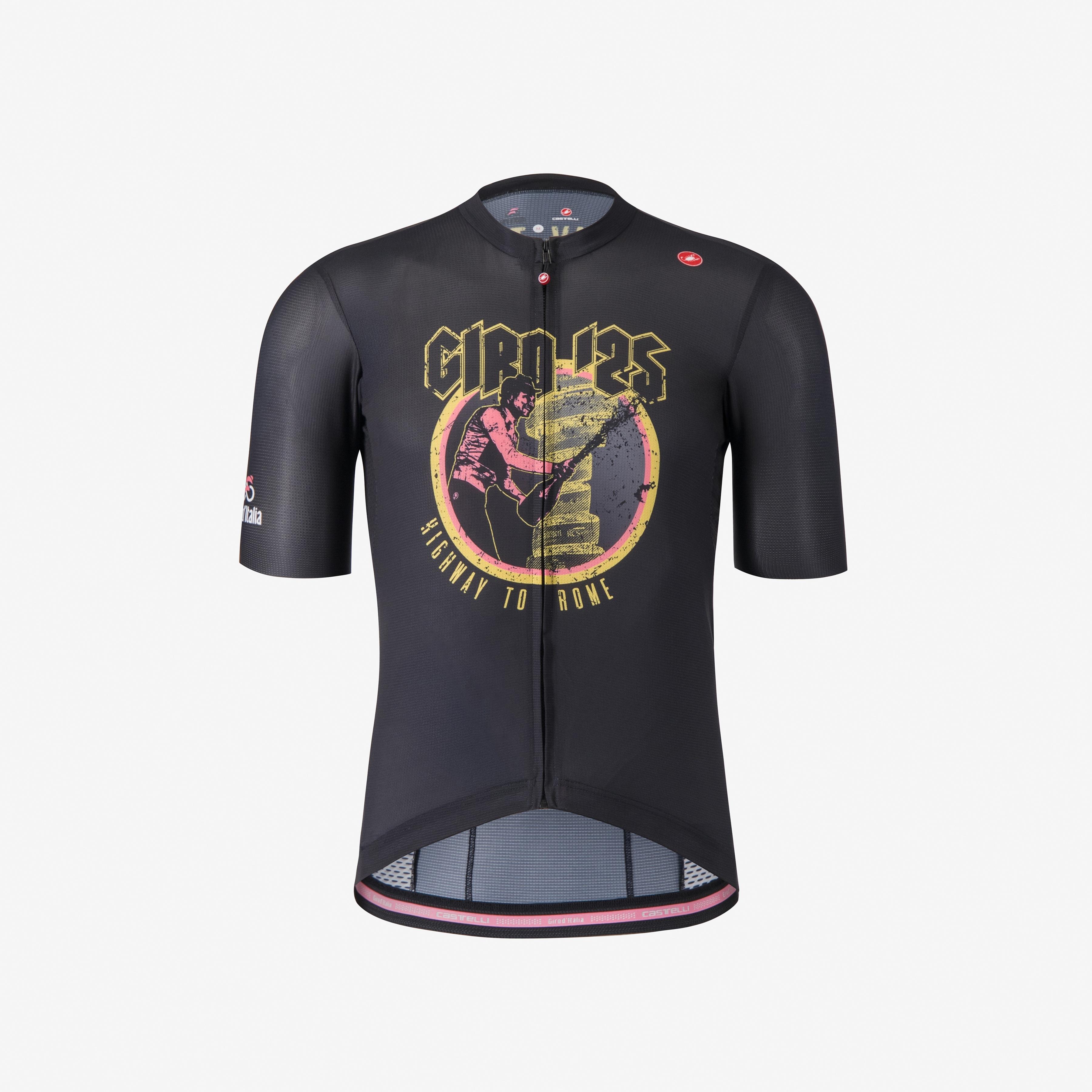 #giro highway to rome jersey - nero - castelli