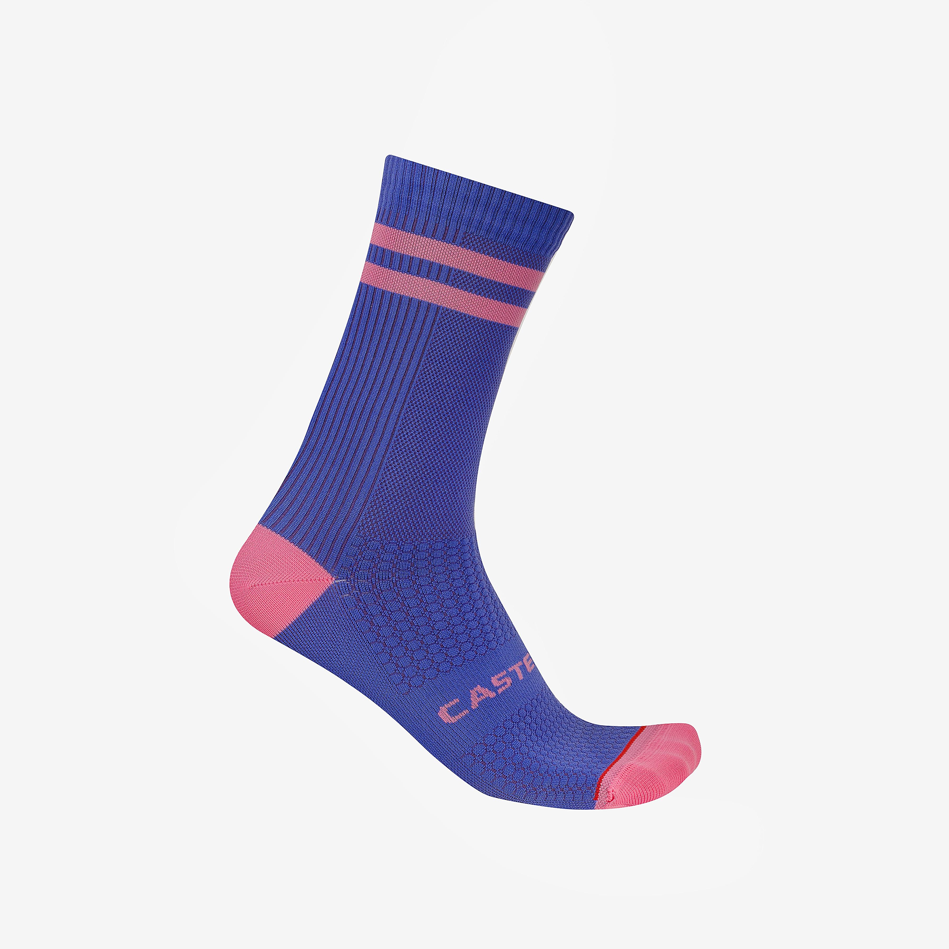 Originale 18 sock - ultraviolet/rosa giro - castelli