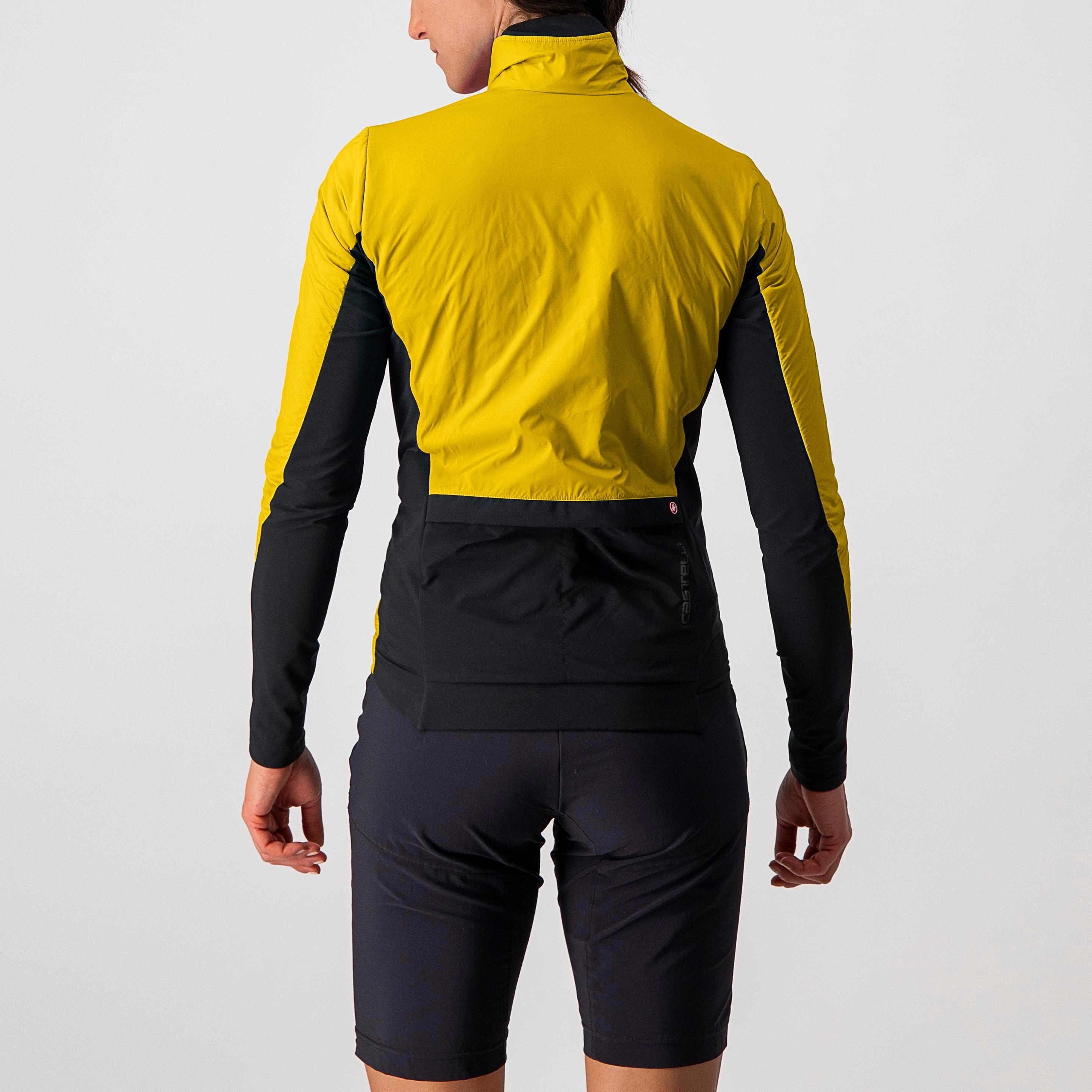 Unlimited w puffy jacket - goldenrod/dark gray-black - castelli