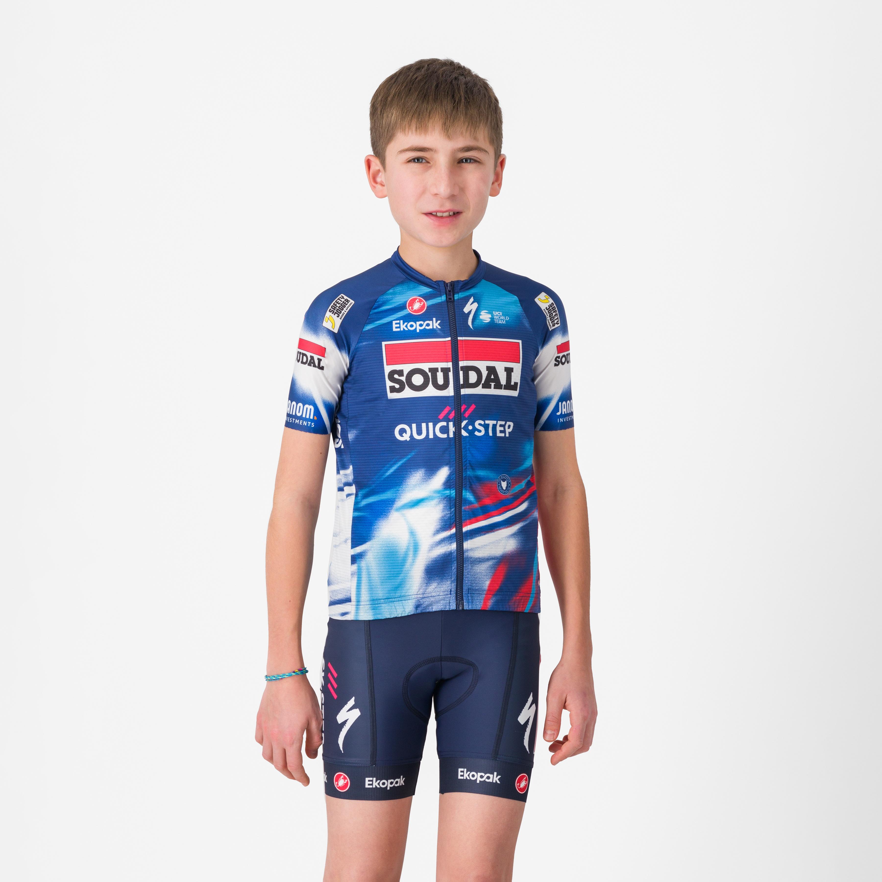 Aero kid jersey - blue/red - castelli