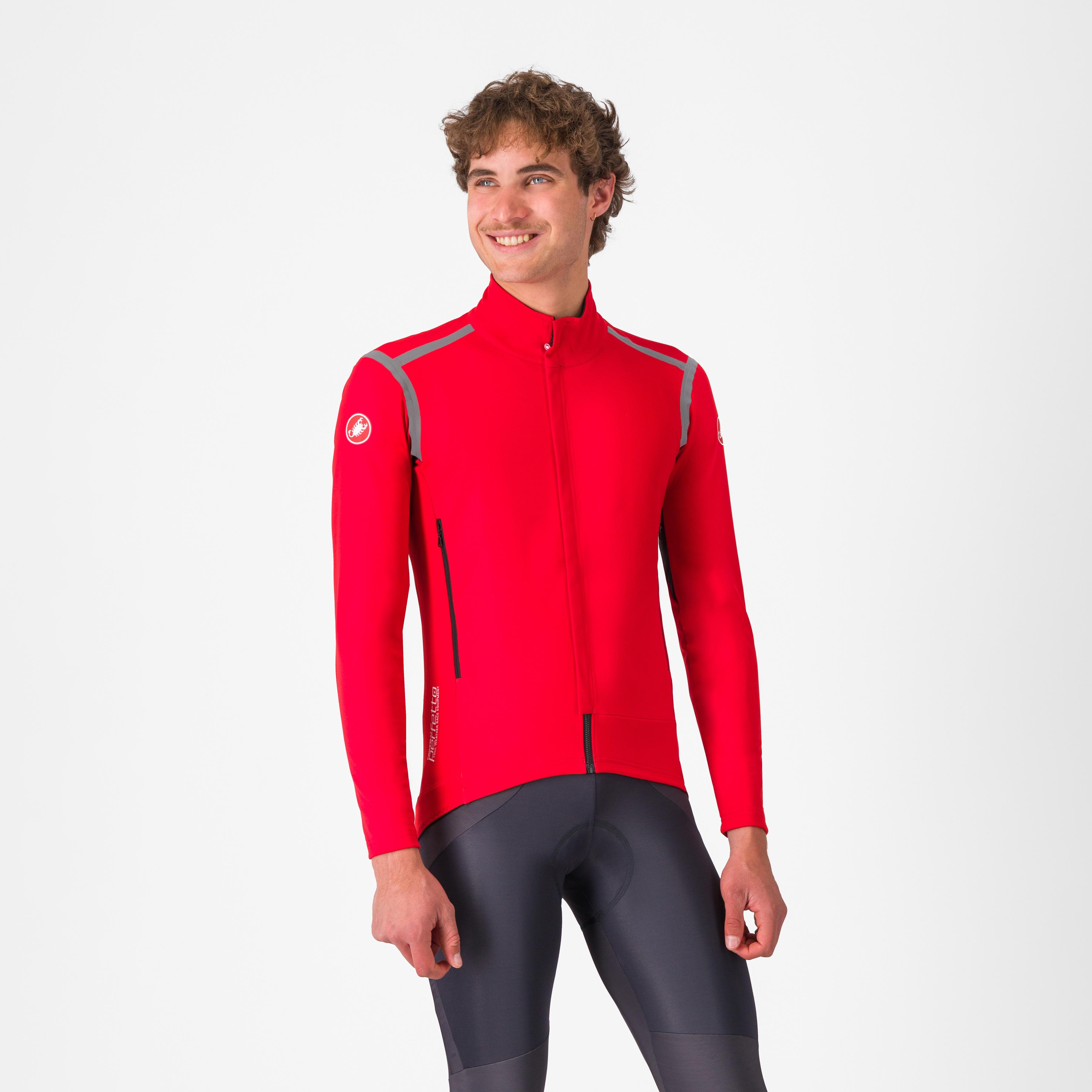 Perfetto ros long sleeve - red/silver reflex - castelli
