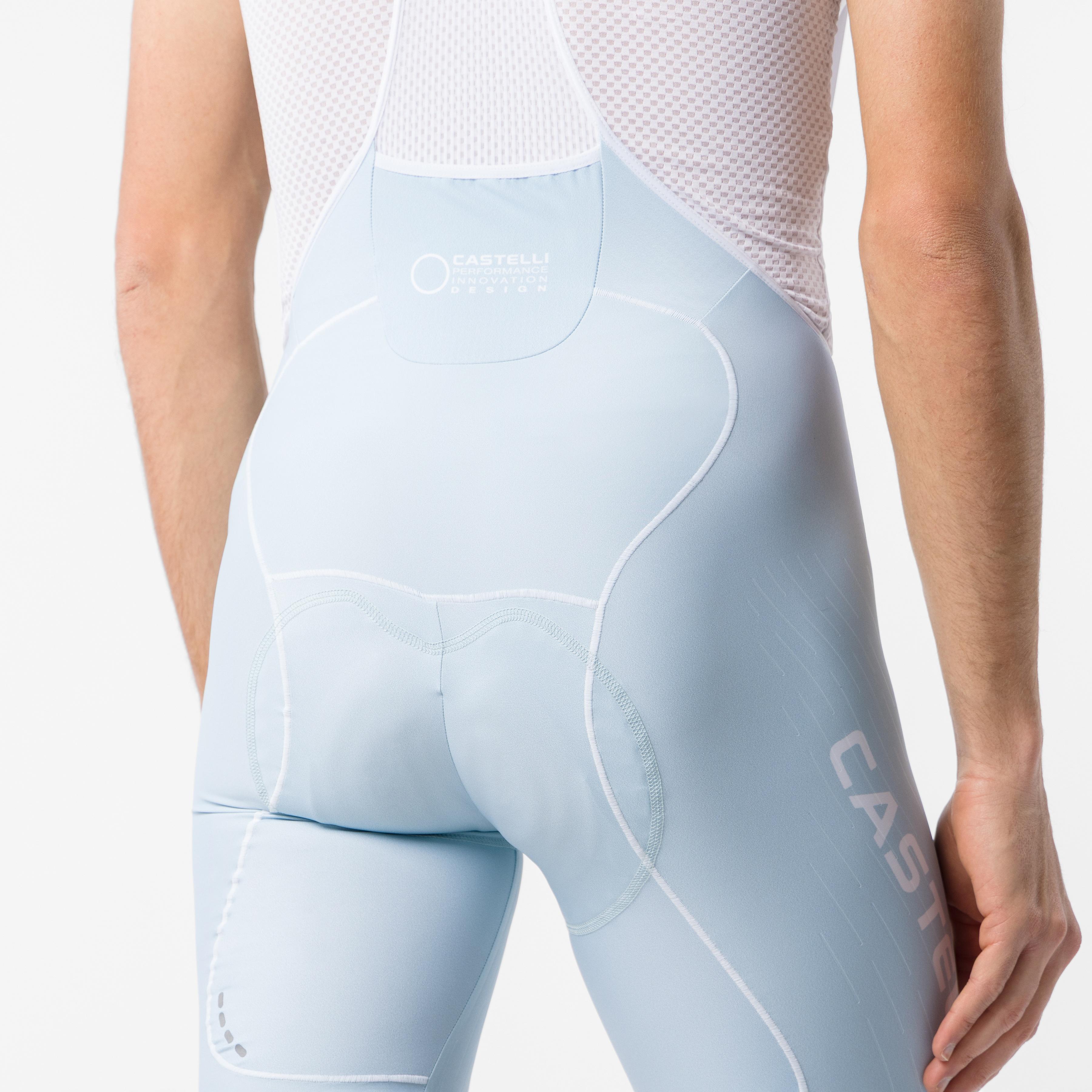 Free aero race s kit bibshort - winter sky/white - castelli