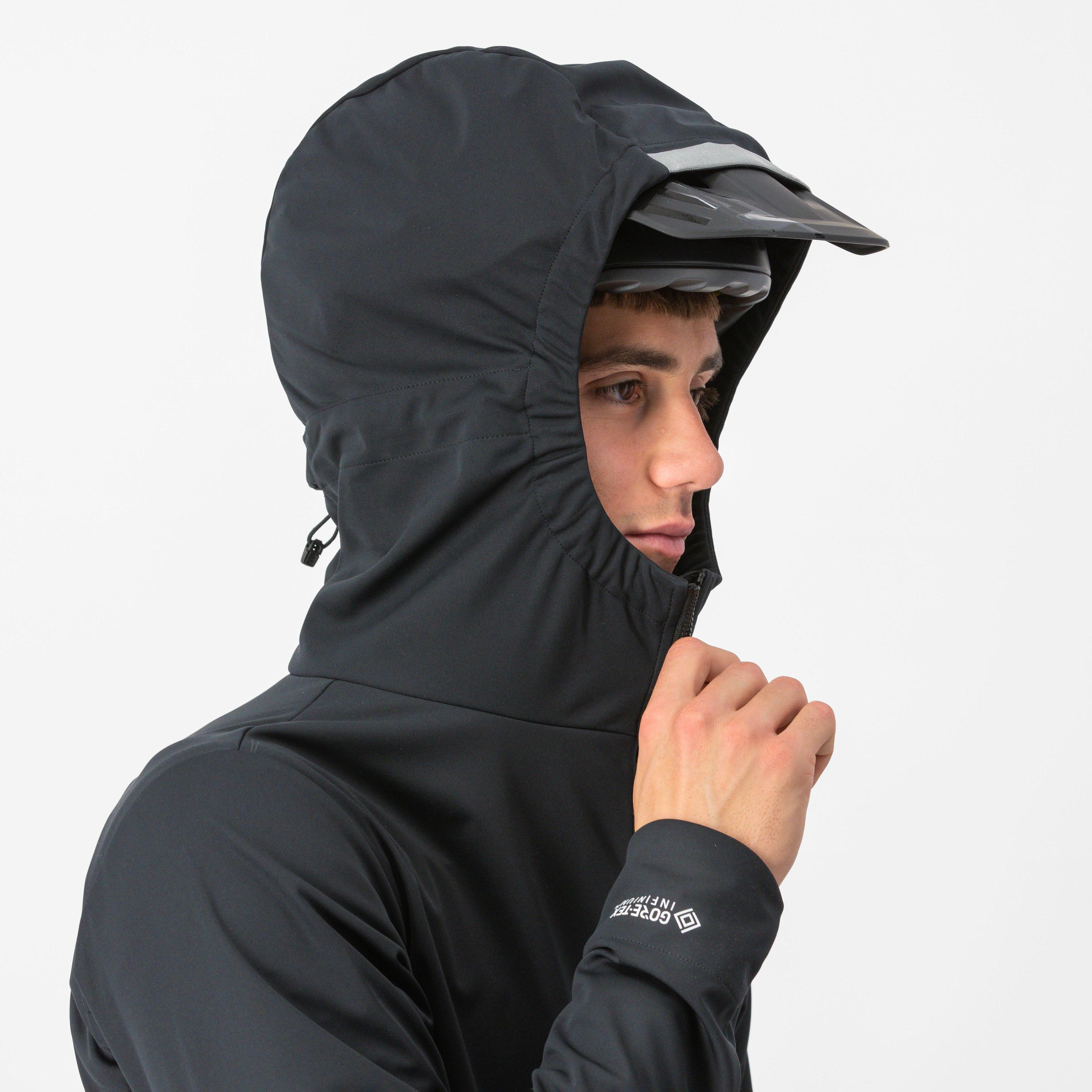 Trail hoodie jacket - light black - castelli