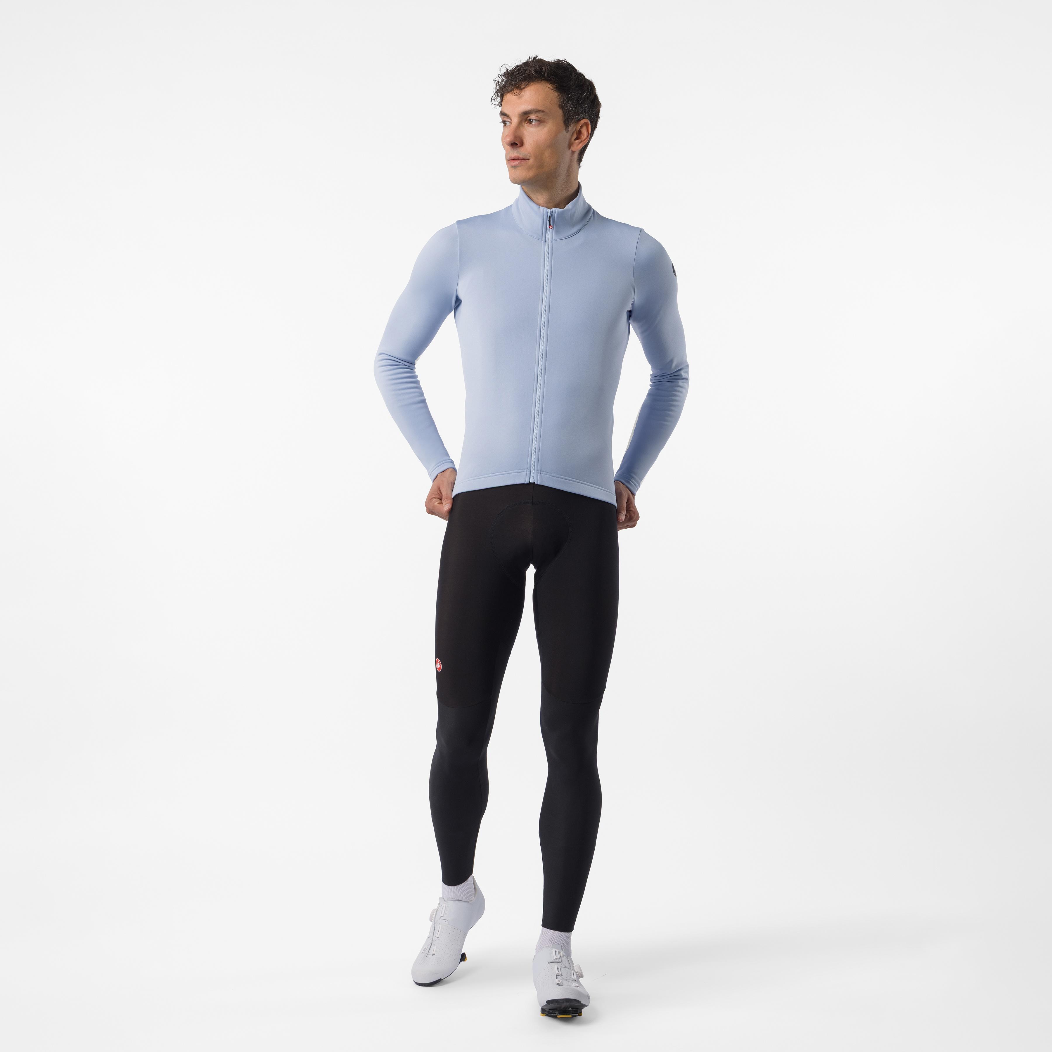 Competizione thermal ls jersey - steel fade - castelli