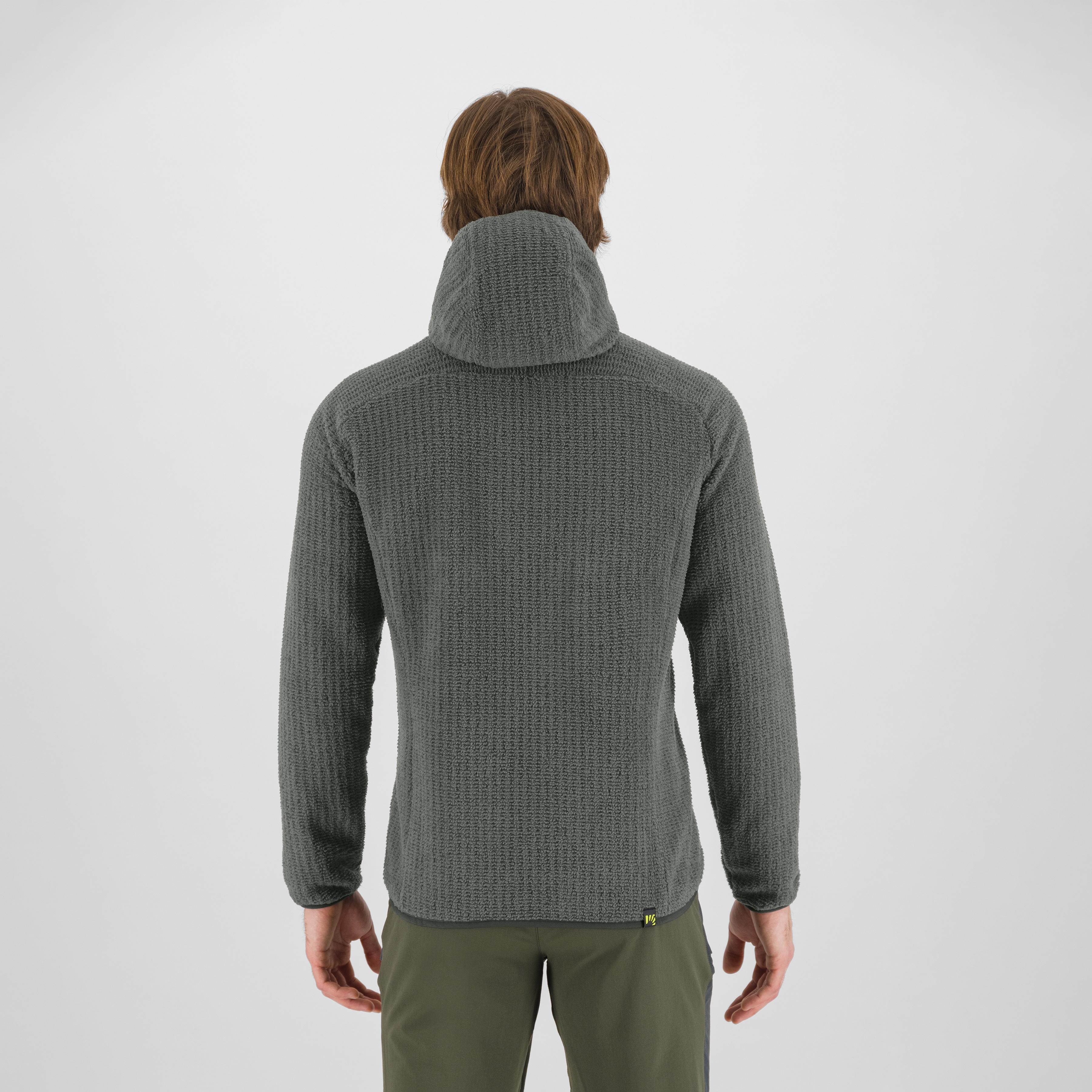 Rocchetta evo hoodie fleece - castor/kambaba - karpos