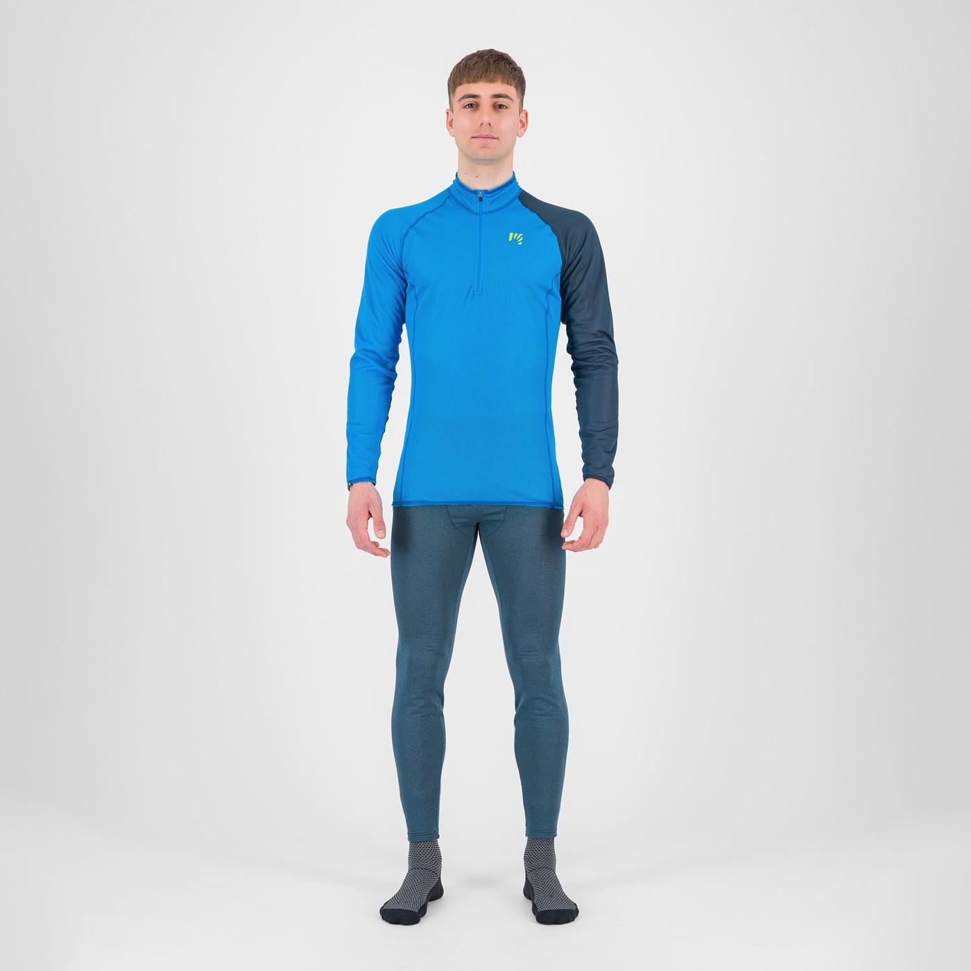Dinamico octa jersey ls half zip - diva blue/midnight - karpos
