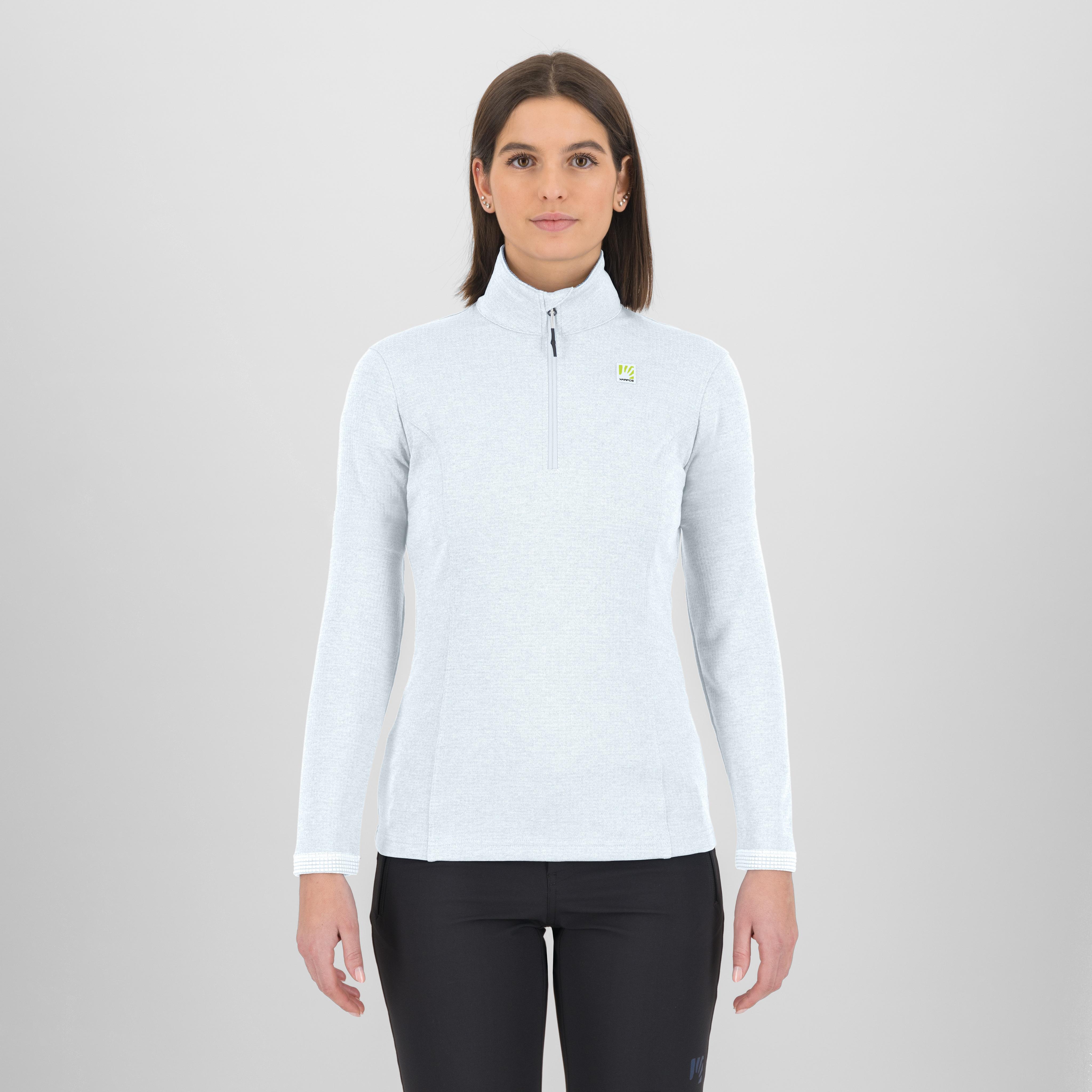 Pizzocco w half zip - bright white - karpos
