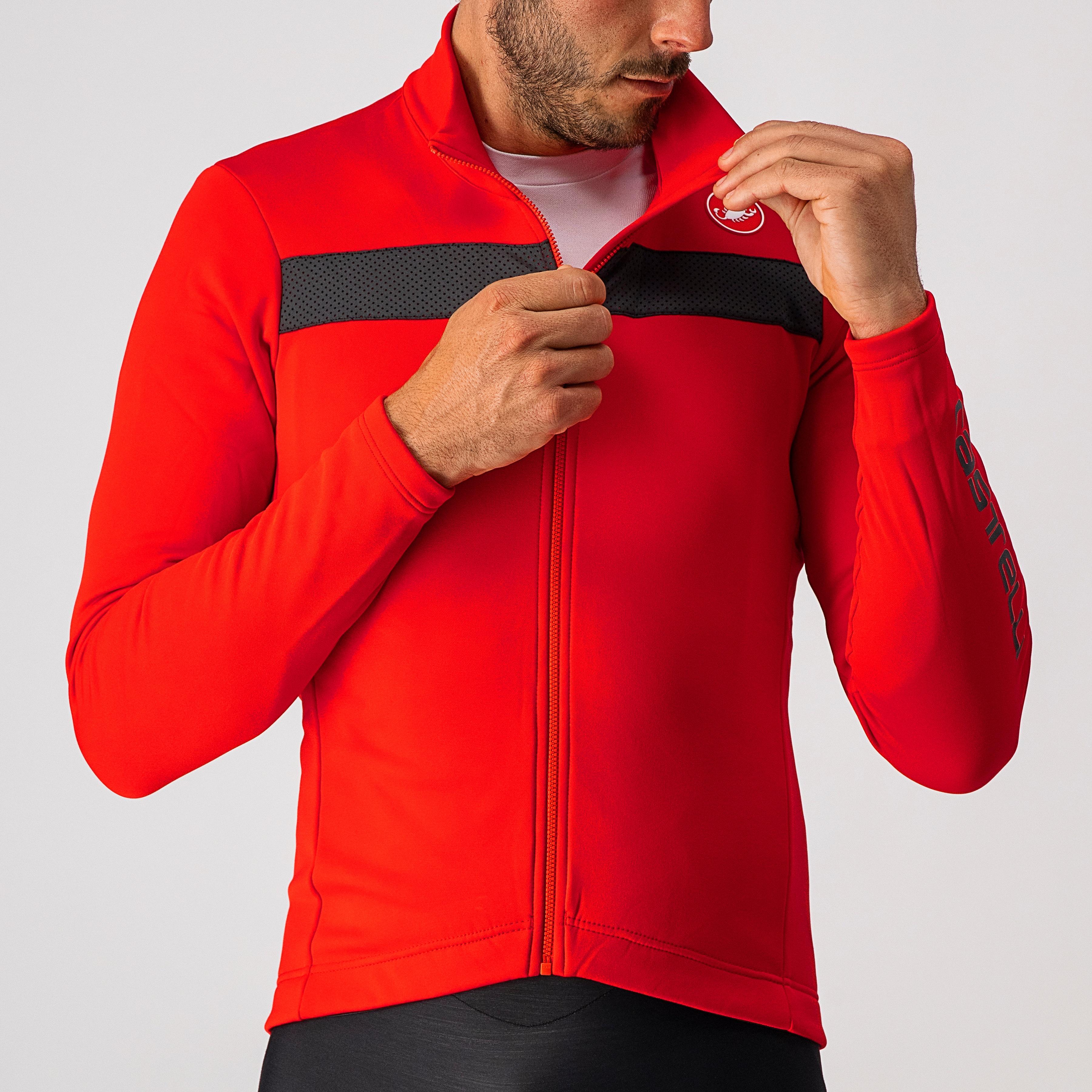 Puro 3 jersey fz - red/black reflex - castelli