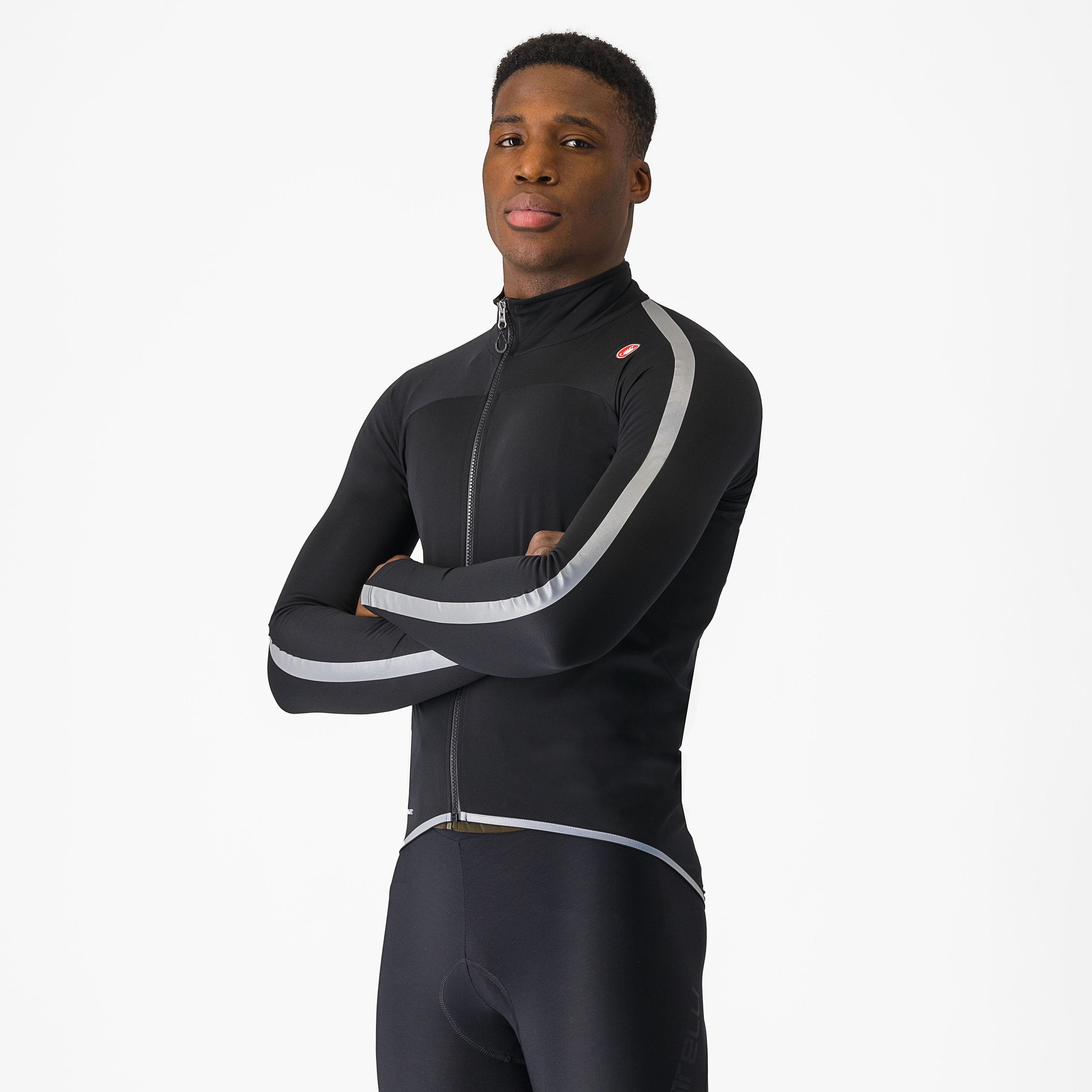 Ultra rain cape - black/silver reflex - castelli