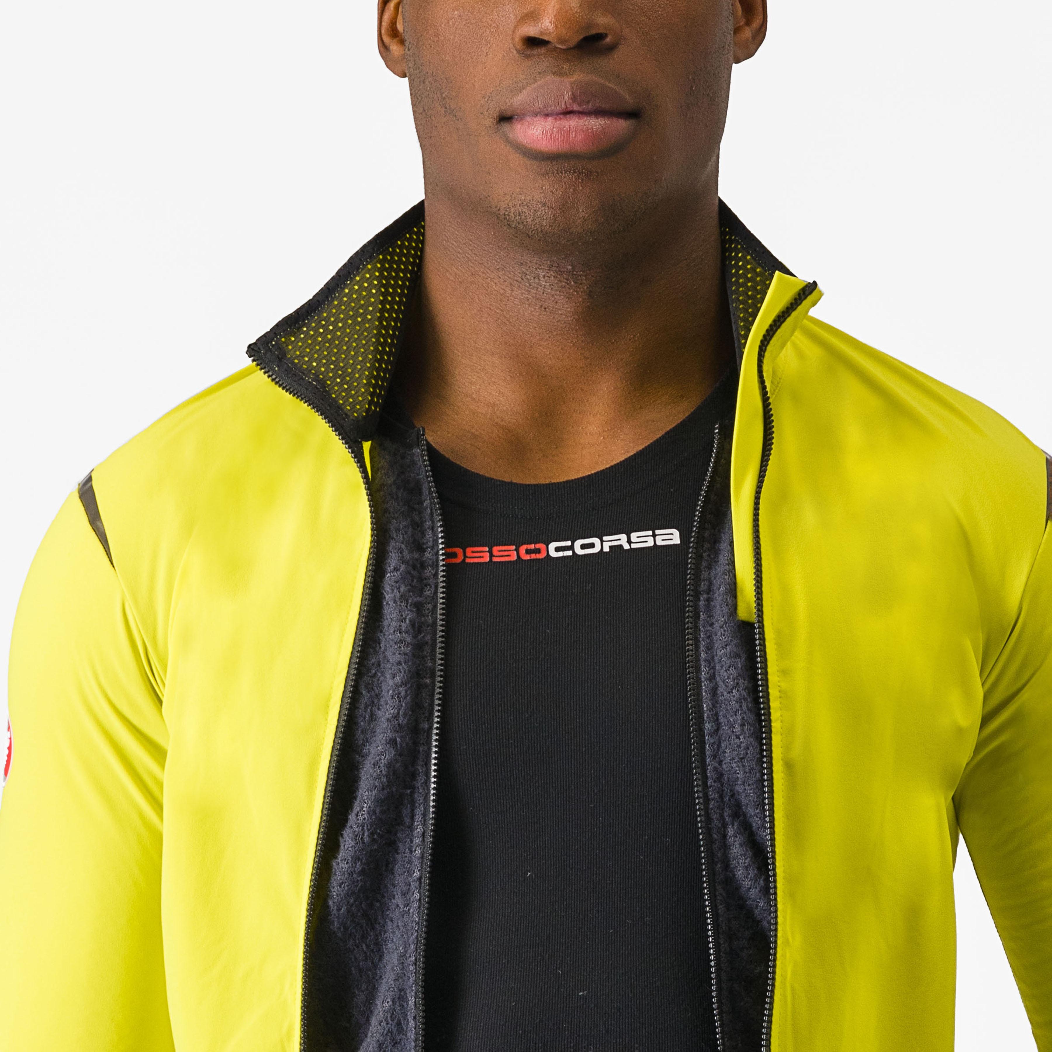 Alpha flight ros jacket - sulphur/nickel gray-dark gray - castelli