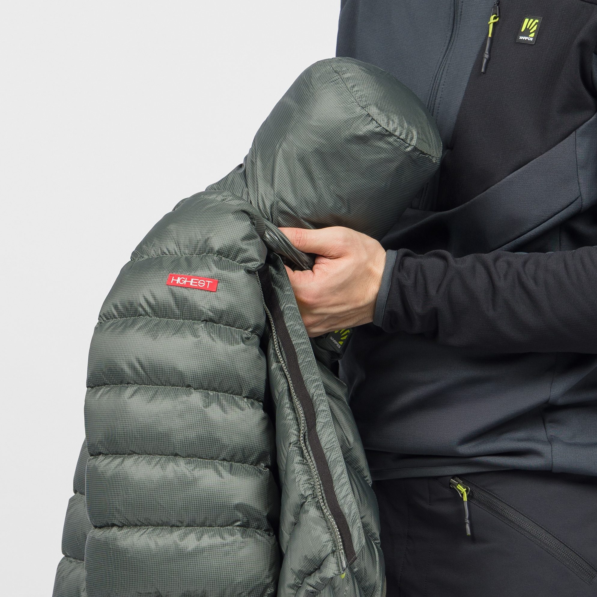 Highest down hoodie jacket - castor - karpos