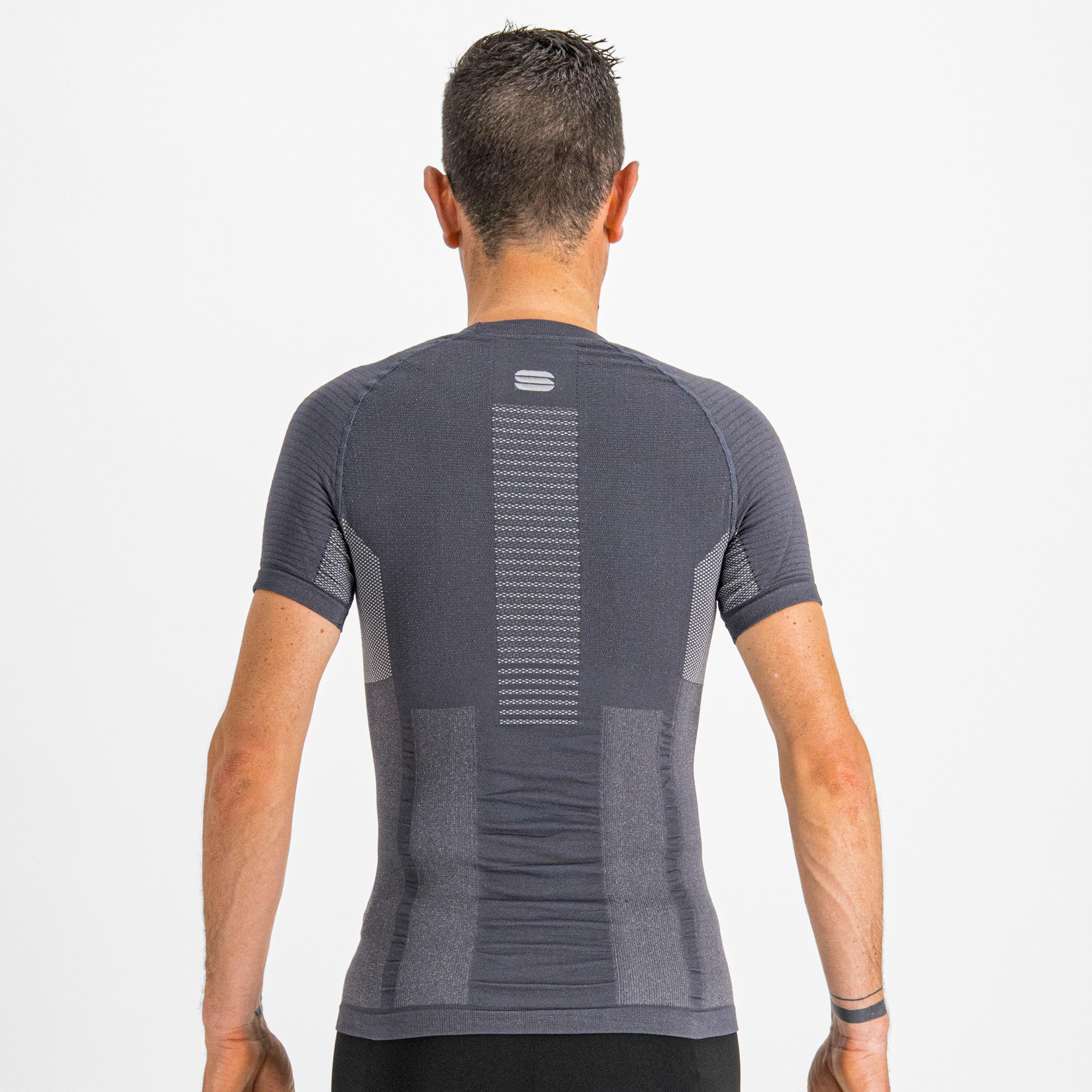 2nd skin tee - dark grey/silver - sportful