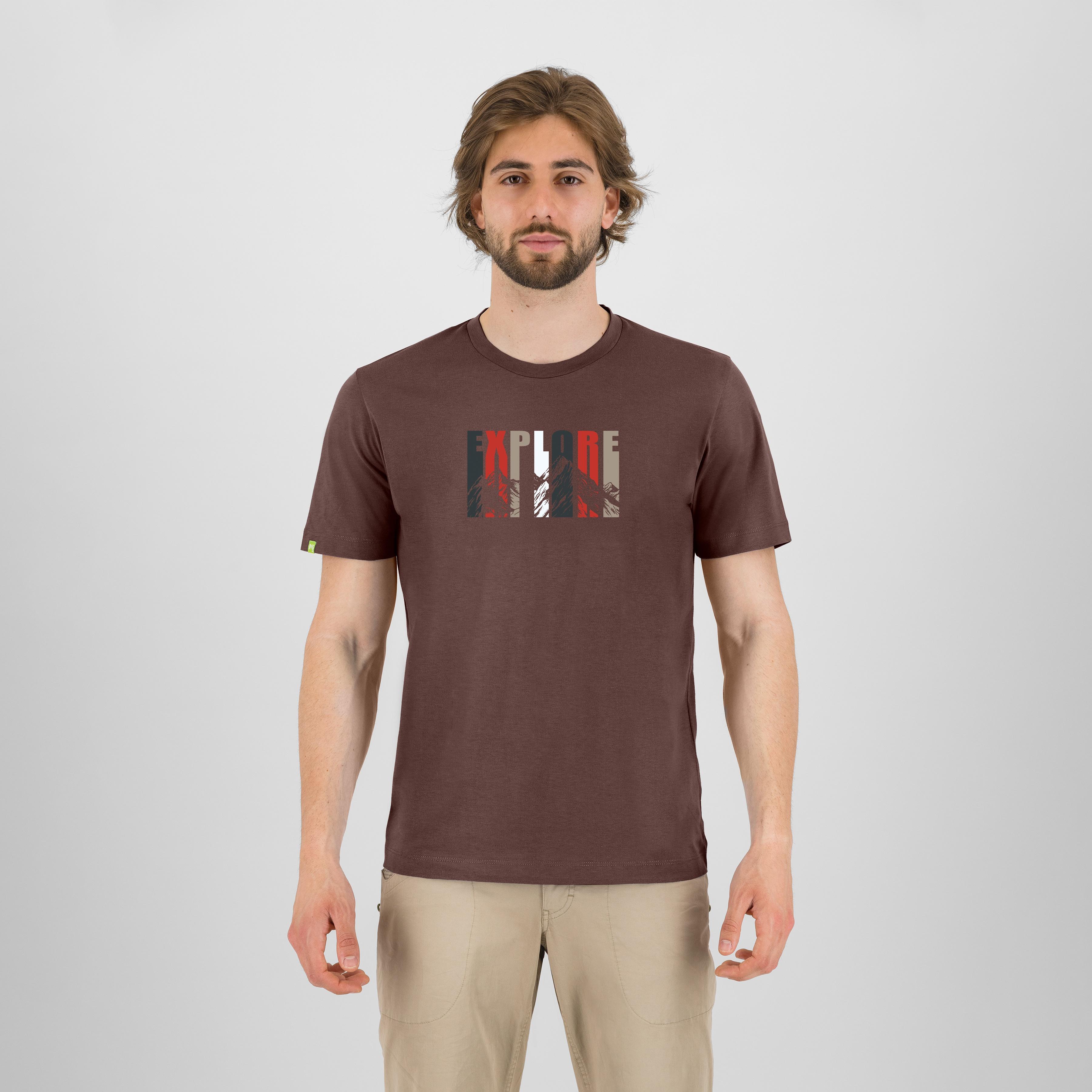 Explore t-shirt - gianduia brown - karpos