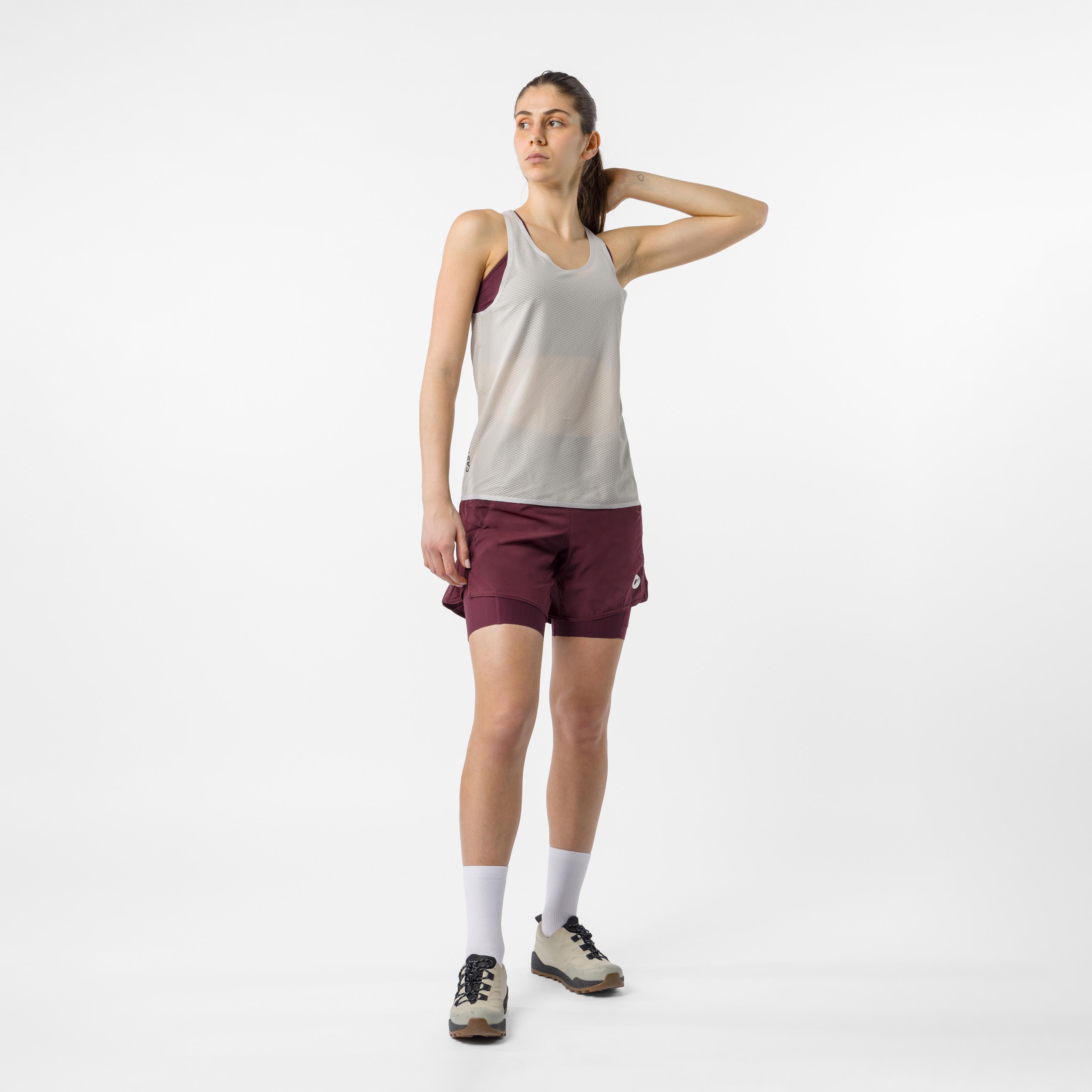 Comfort travel mesh top - silver moon - castelli