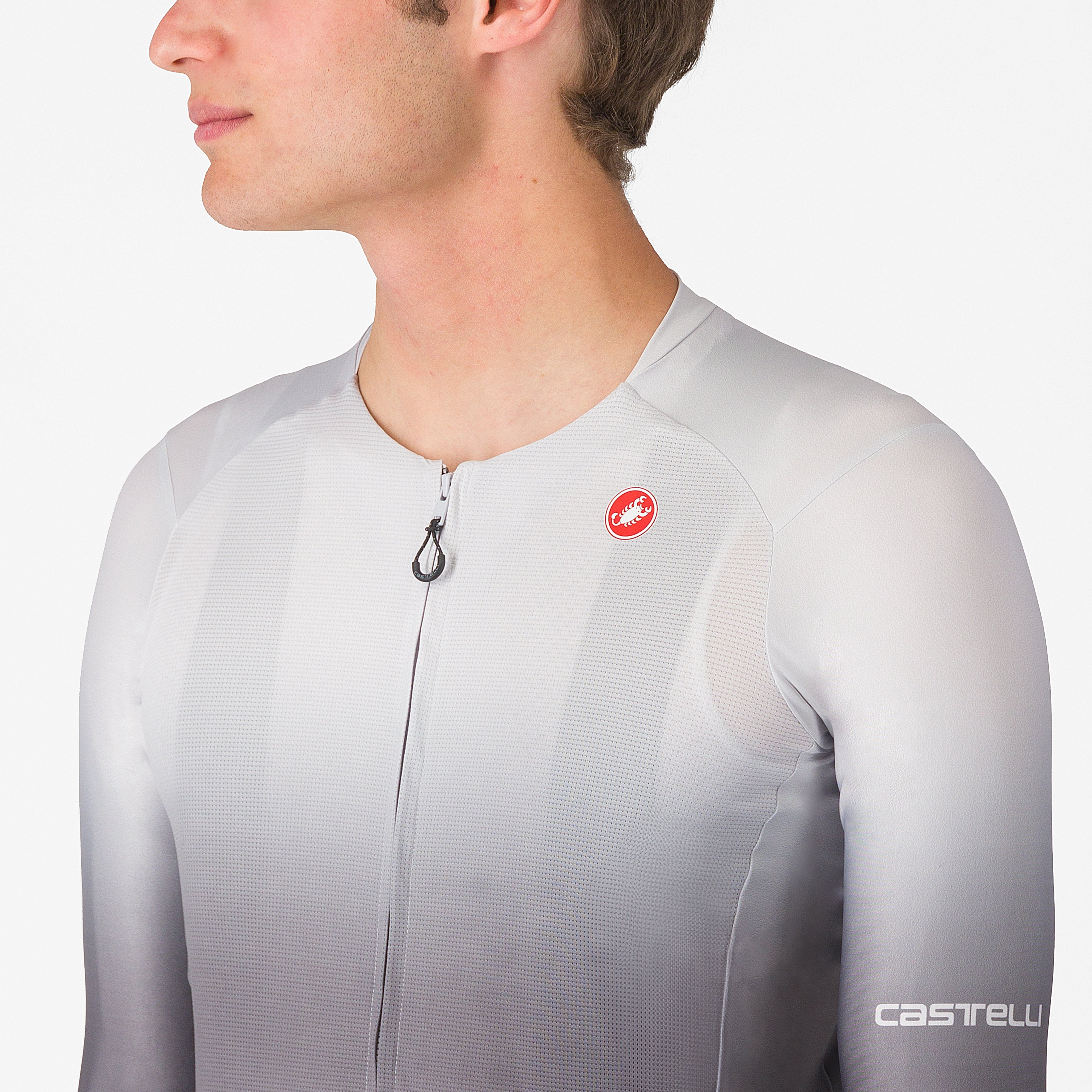 Upf long sleeve jersey - silver gray - castelli