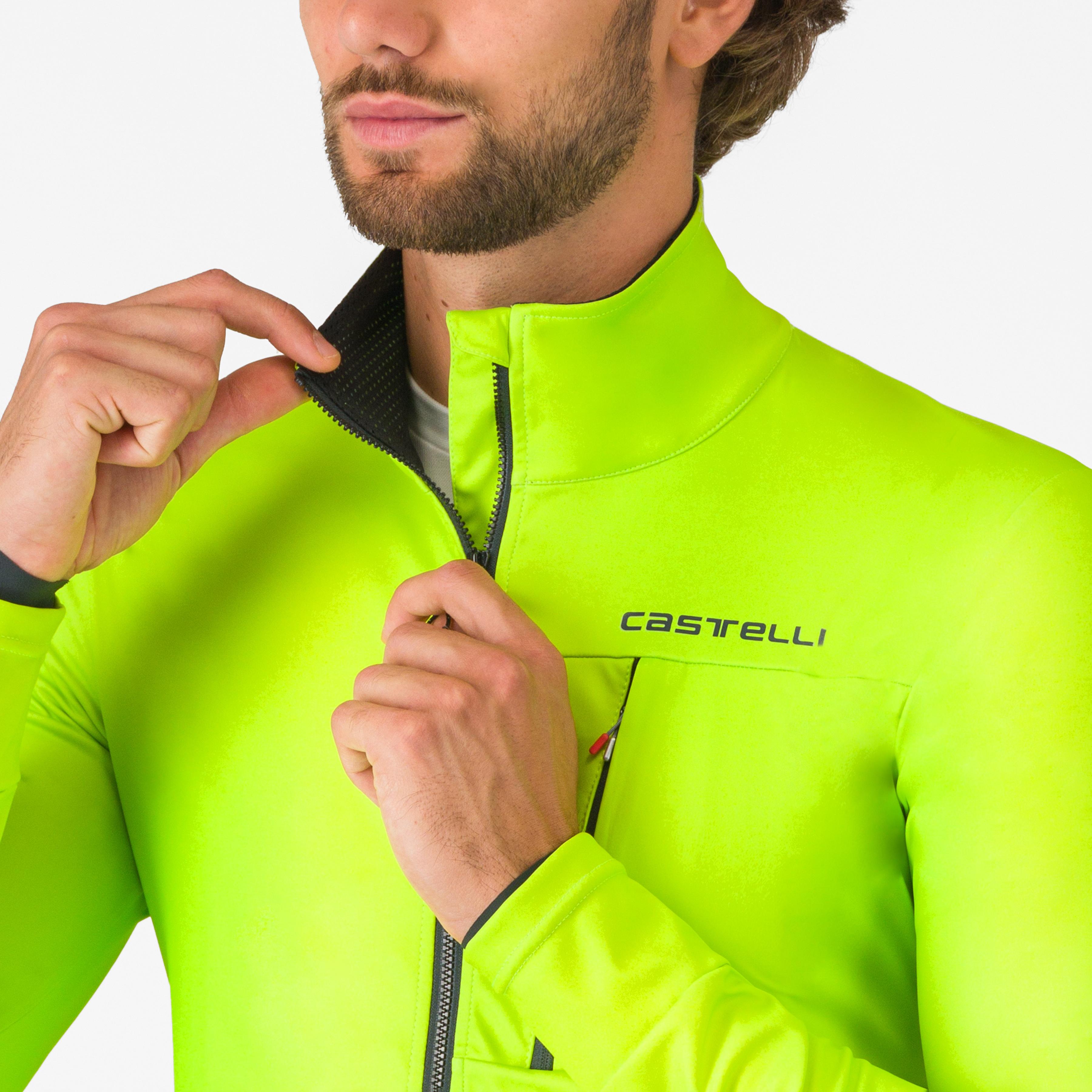 Go jacket - electric lime/black - castelli