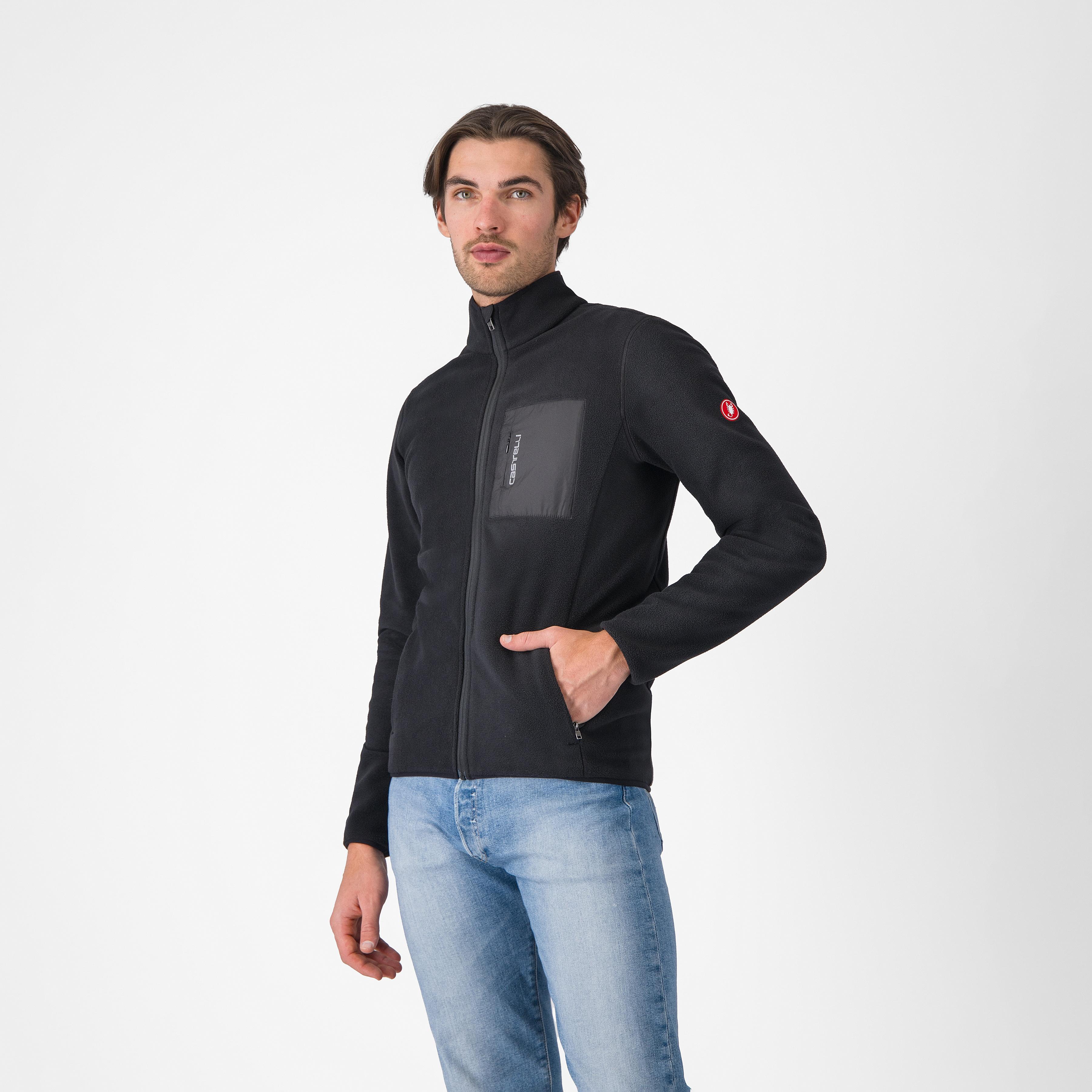 Classico fleece jacket - black - castelli