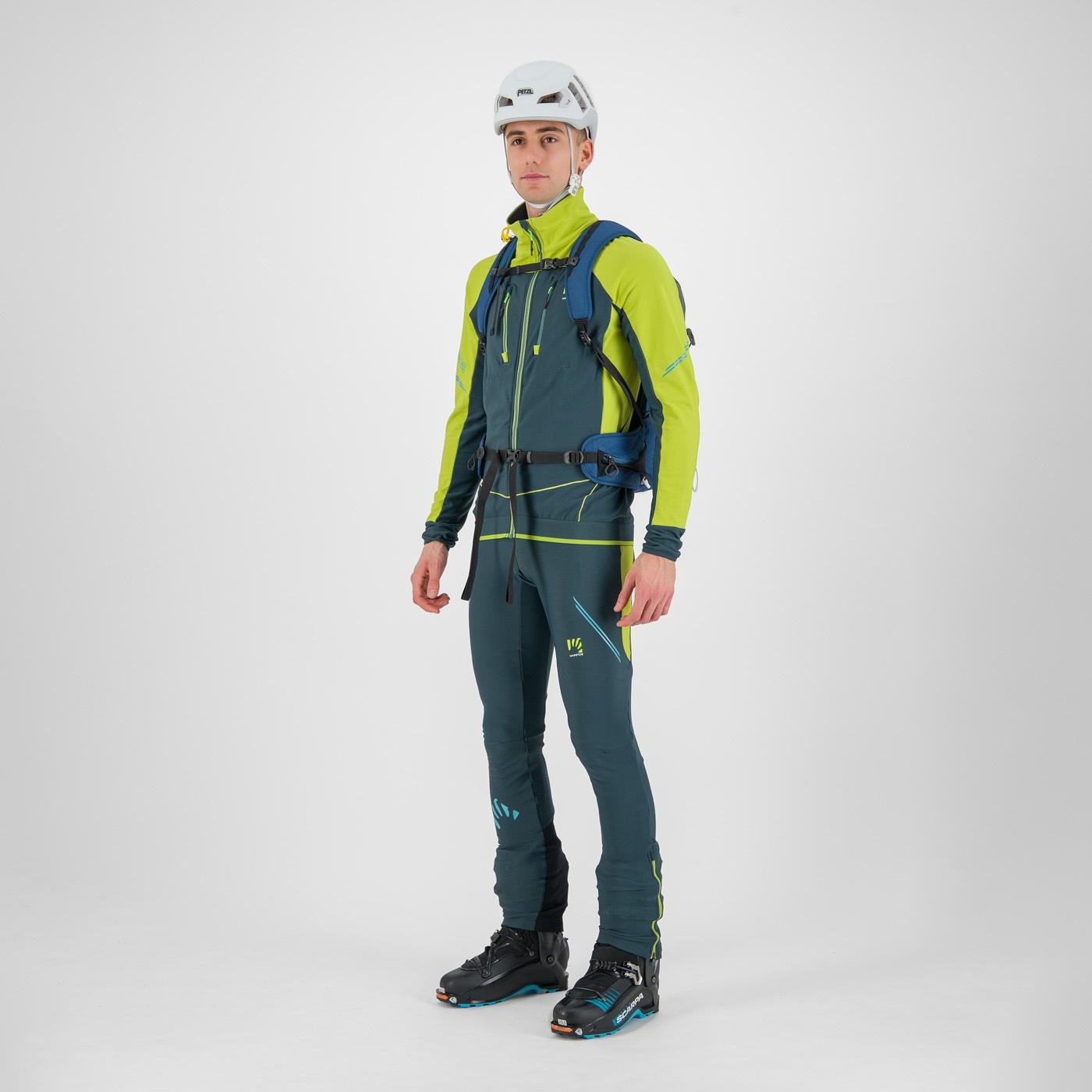 Alagna evo jacket - forest/kiwi colada - karpos