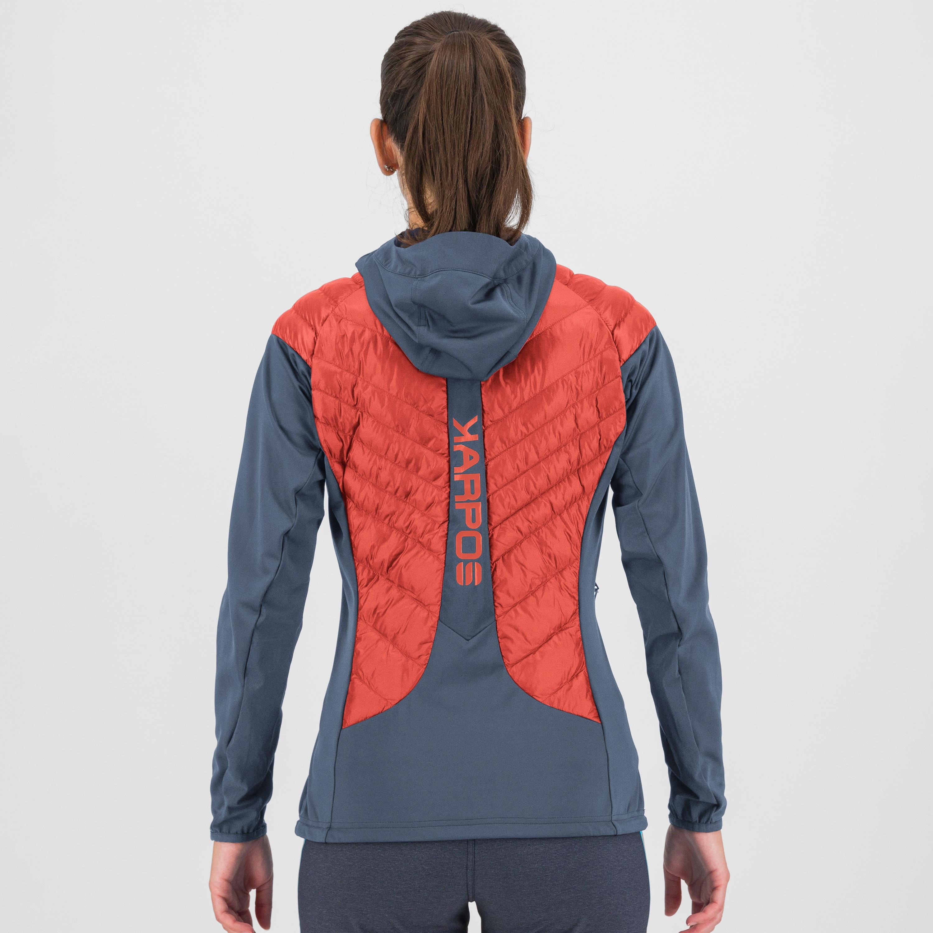 Sass de mura w jacket - hot coral/vintage indigo - karpos