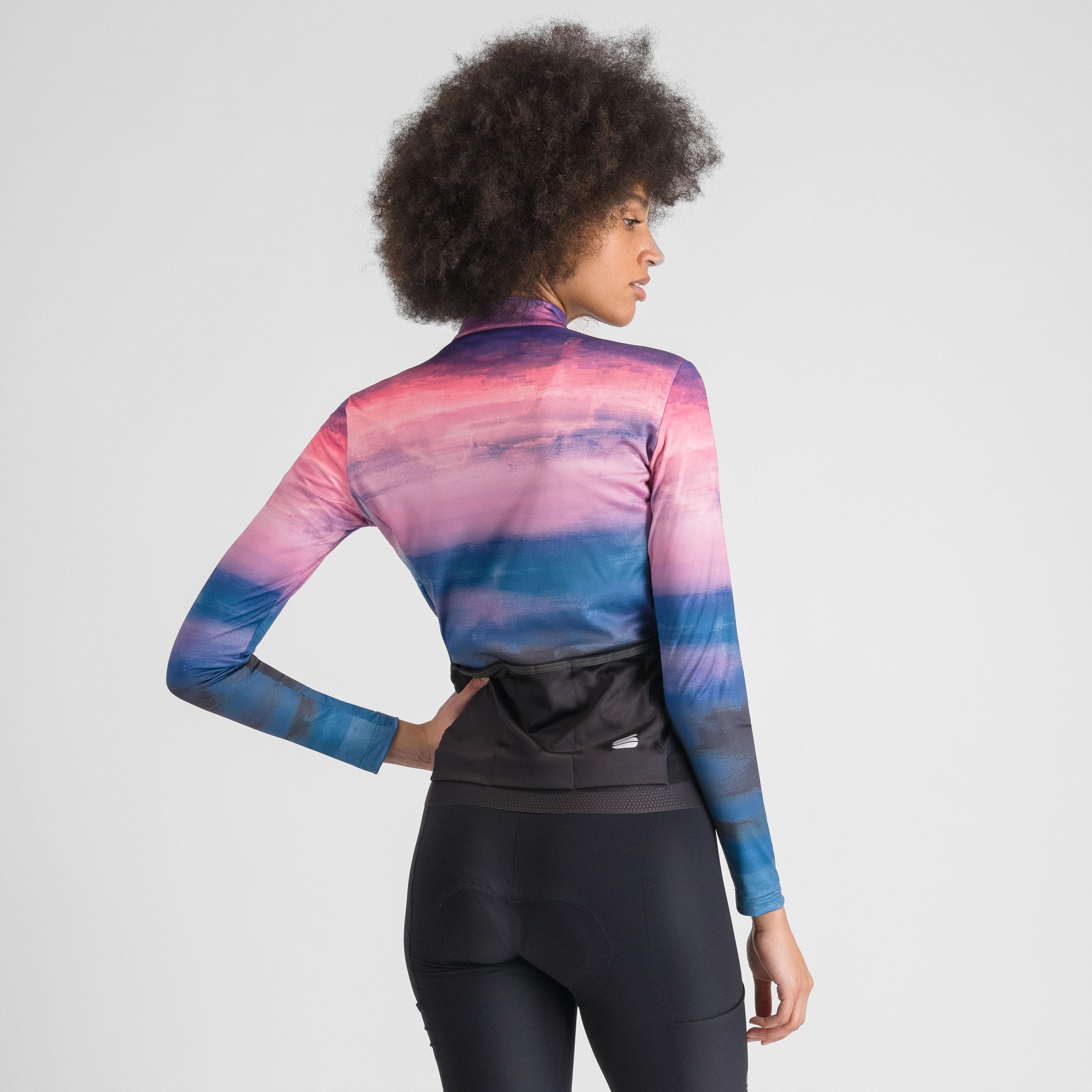 Flow supergiara w thermal jersey - blue pink - sportful