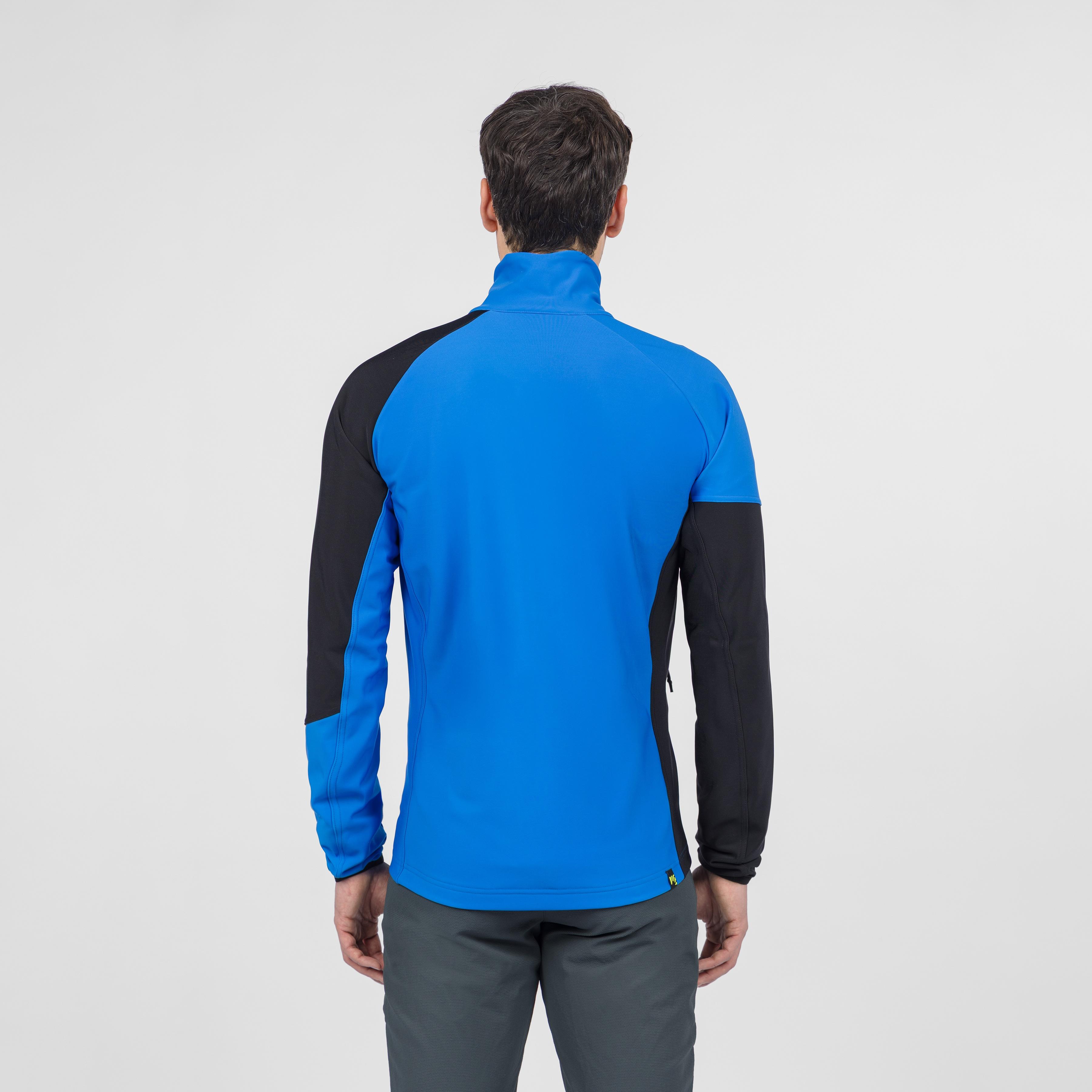 Santino full-zip fleece - french blue black - karpos